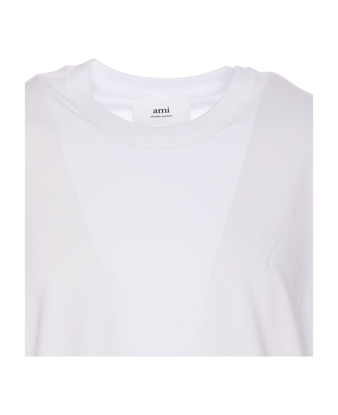 Ami Alexandre Mattiussi Ami De Coeur T-shirt - White Tシャツ