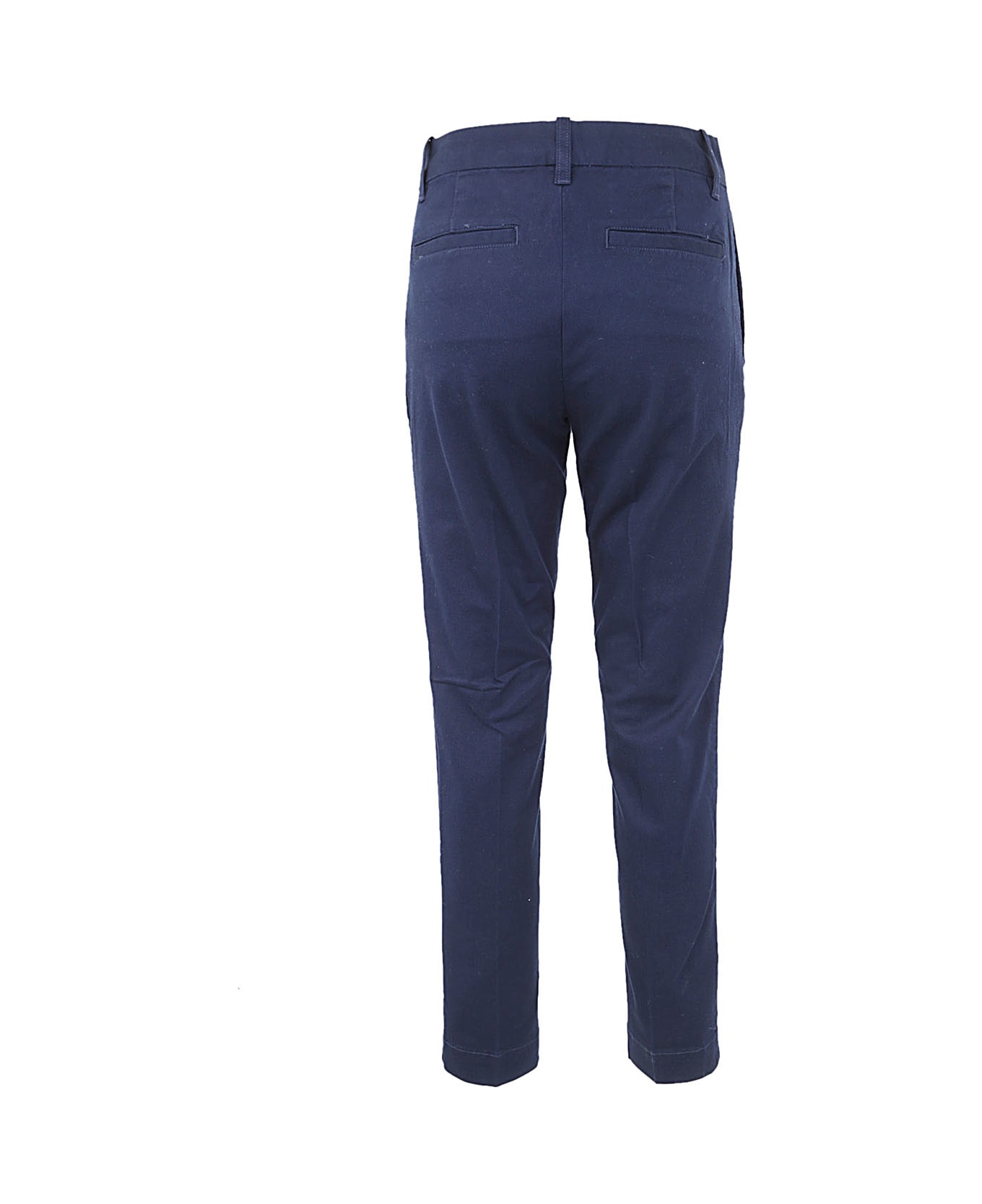 Polo Ralph Lauren Ankle Slim Chino Trouser With Flat Front - Newport Navy