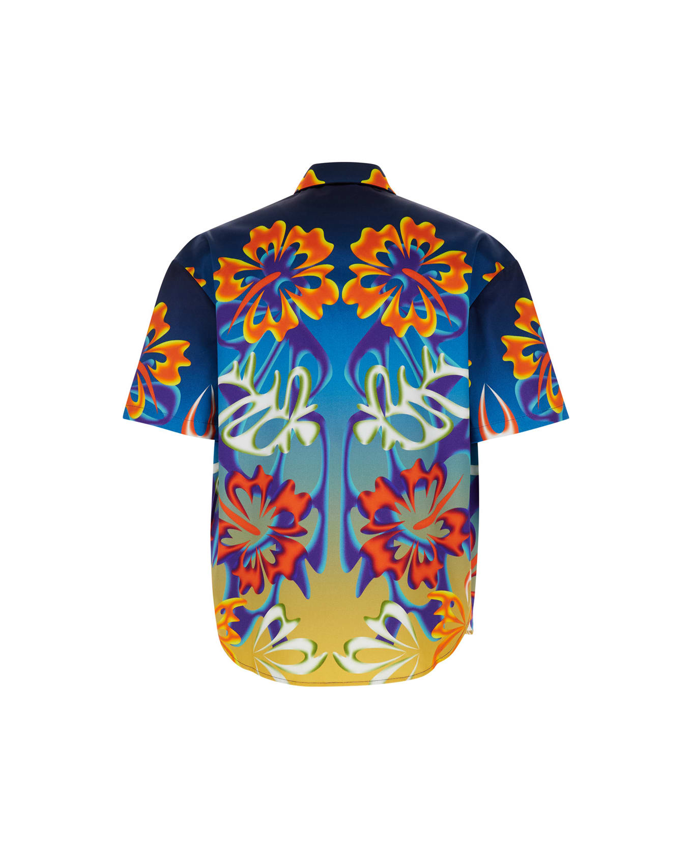 Bluemarble Hibiscus Shortsleeves Shirt - Multicolor