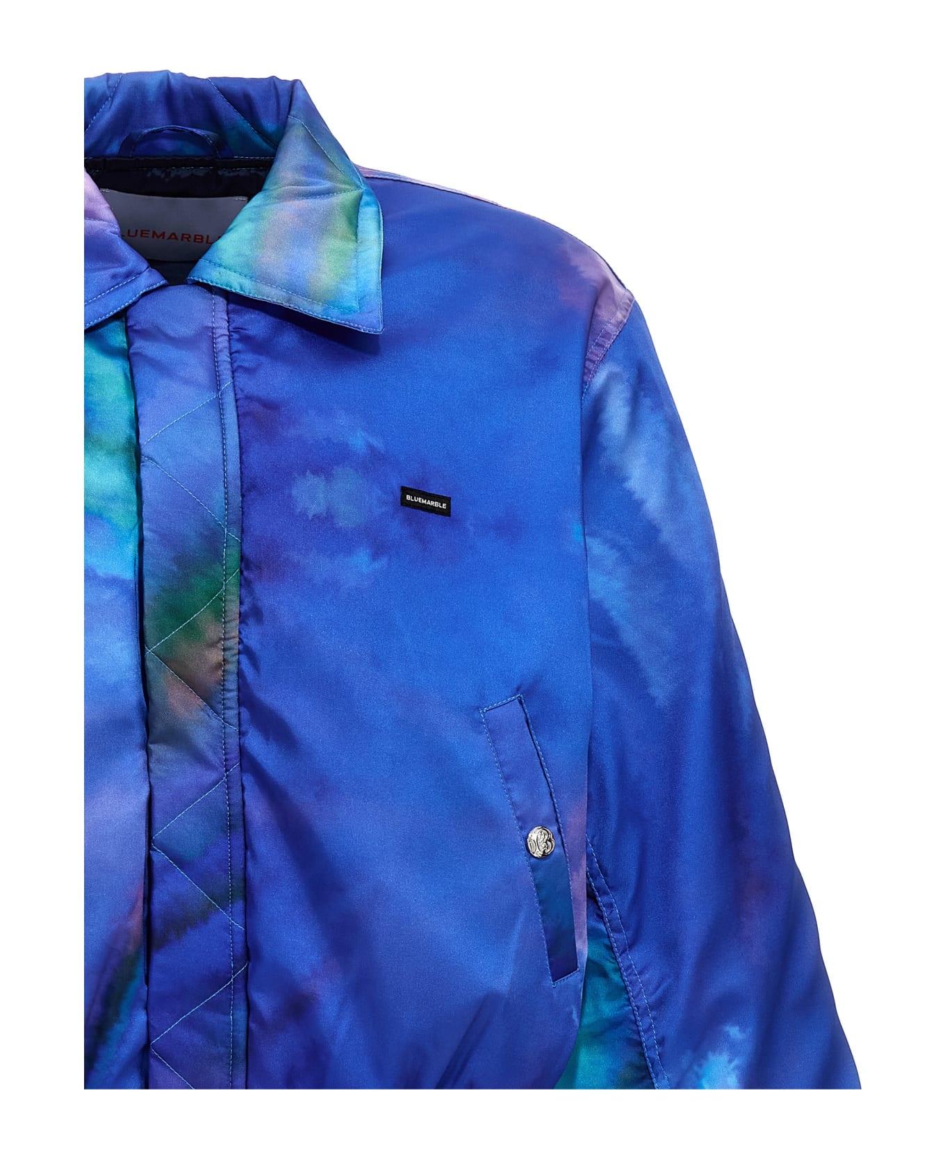 Bluemarble 'borealis Printed' Bomber Jacket - Multicolor