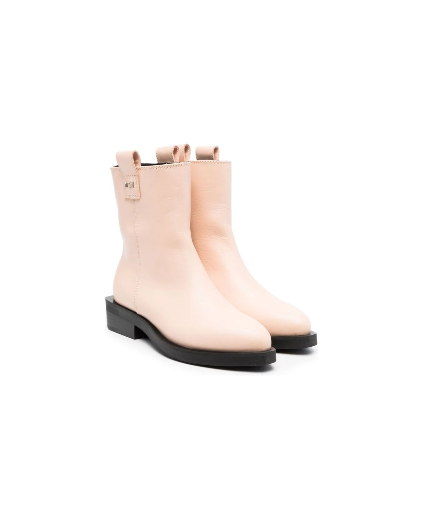 N.21 Ankle Boots With Logo Plaque - Pink