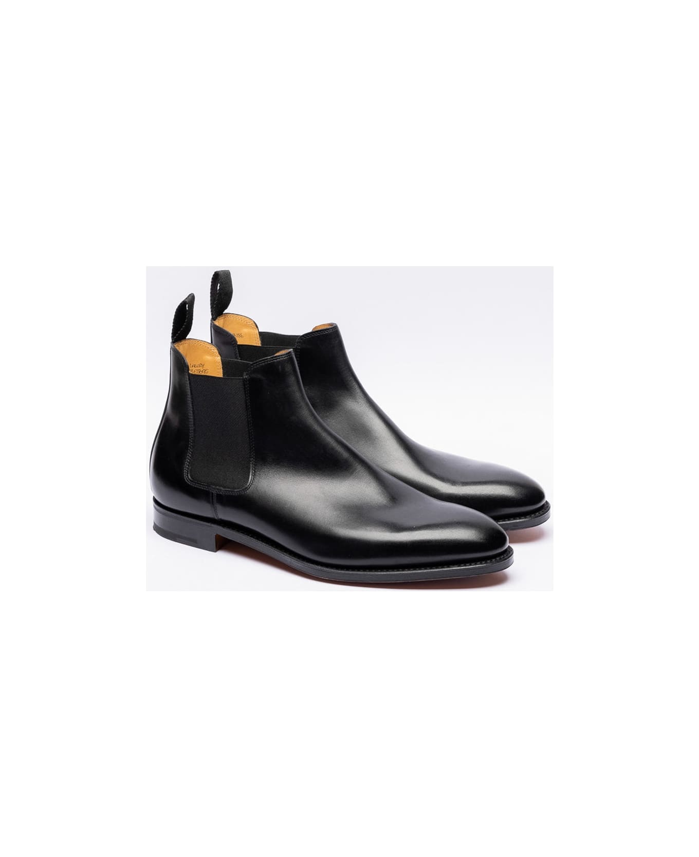 John Lobb Lawry Black Calf Chelsea Boot ブーツ