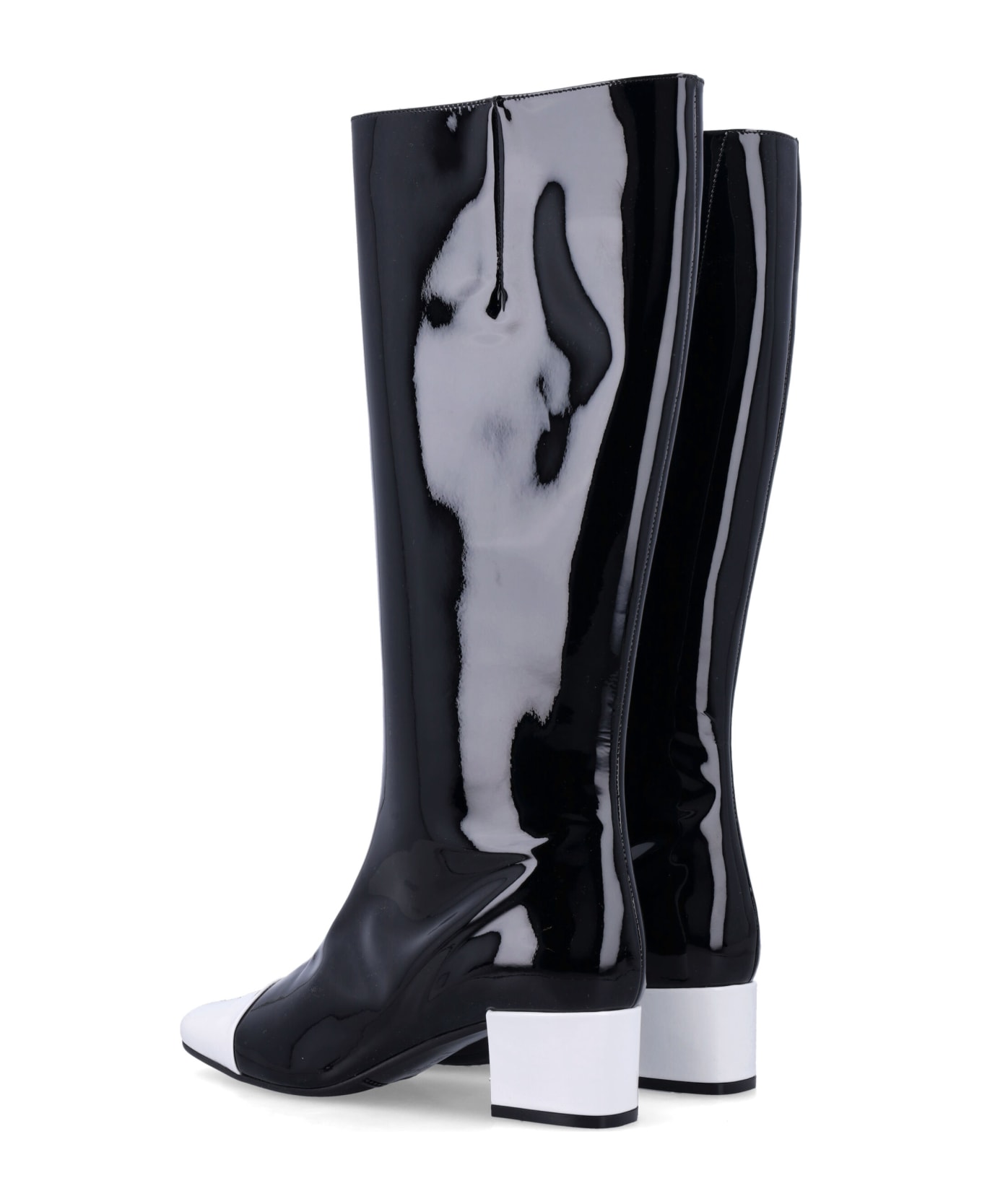 Carel Malaga Boots - BLACK WHITE