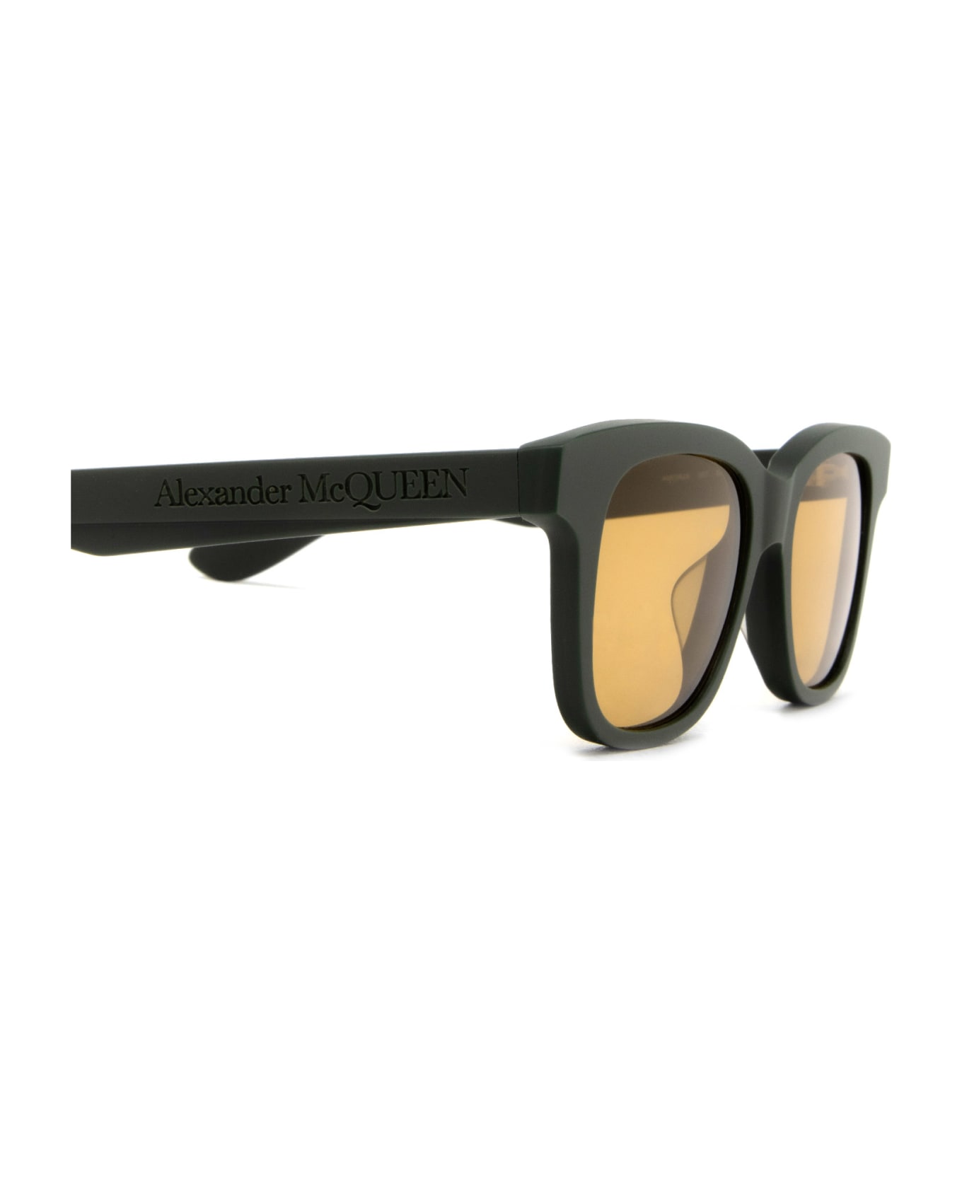 Alexander McQueen Eyewear Am0382s Green Sunglasses - Green サングラス