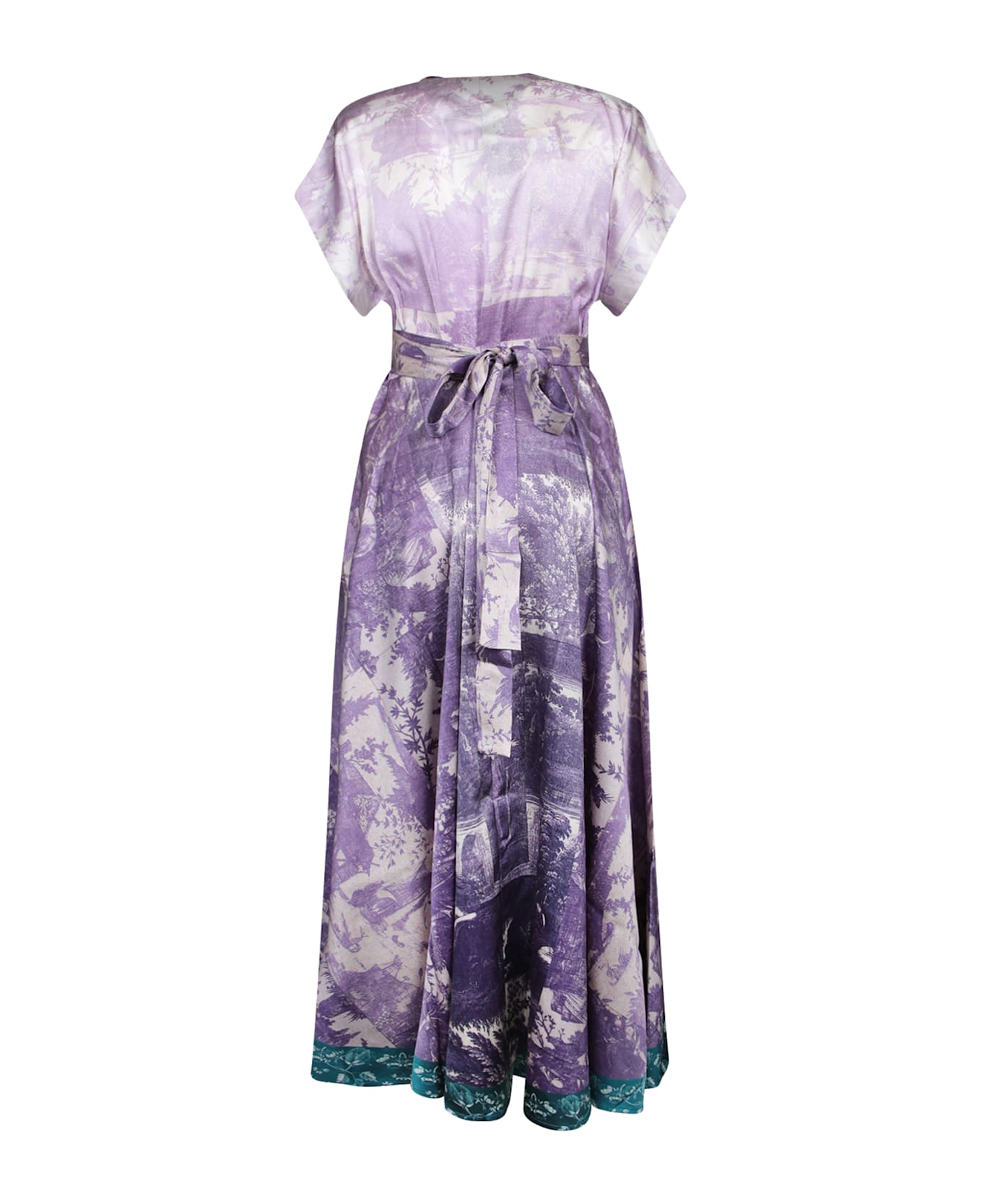 Pierre-Louis Mascia Adanastars Multicolor Lilac Long Dress - Purple