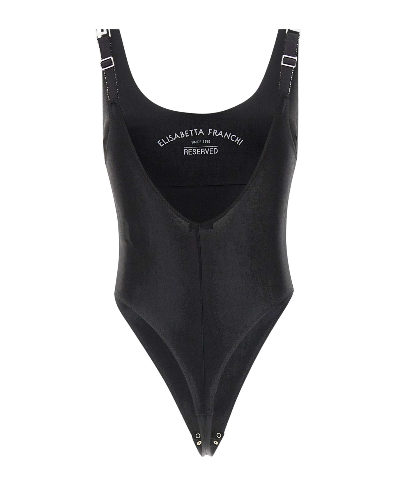 Elisabetta Franchi 'events' Bodysuit - BLACK