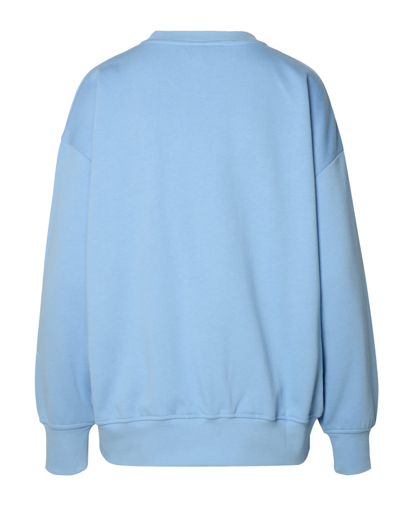 Ganni Light Blue Organic Cotton Sweatshirt - Light Blue