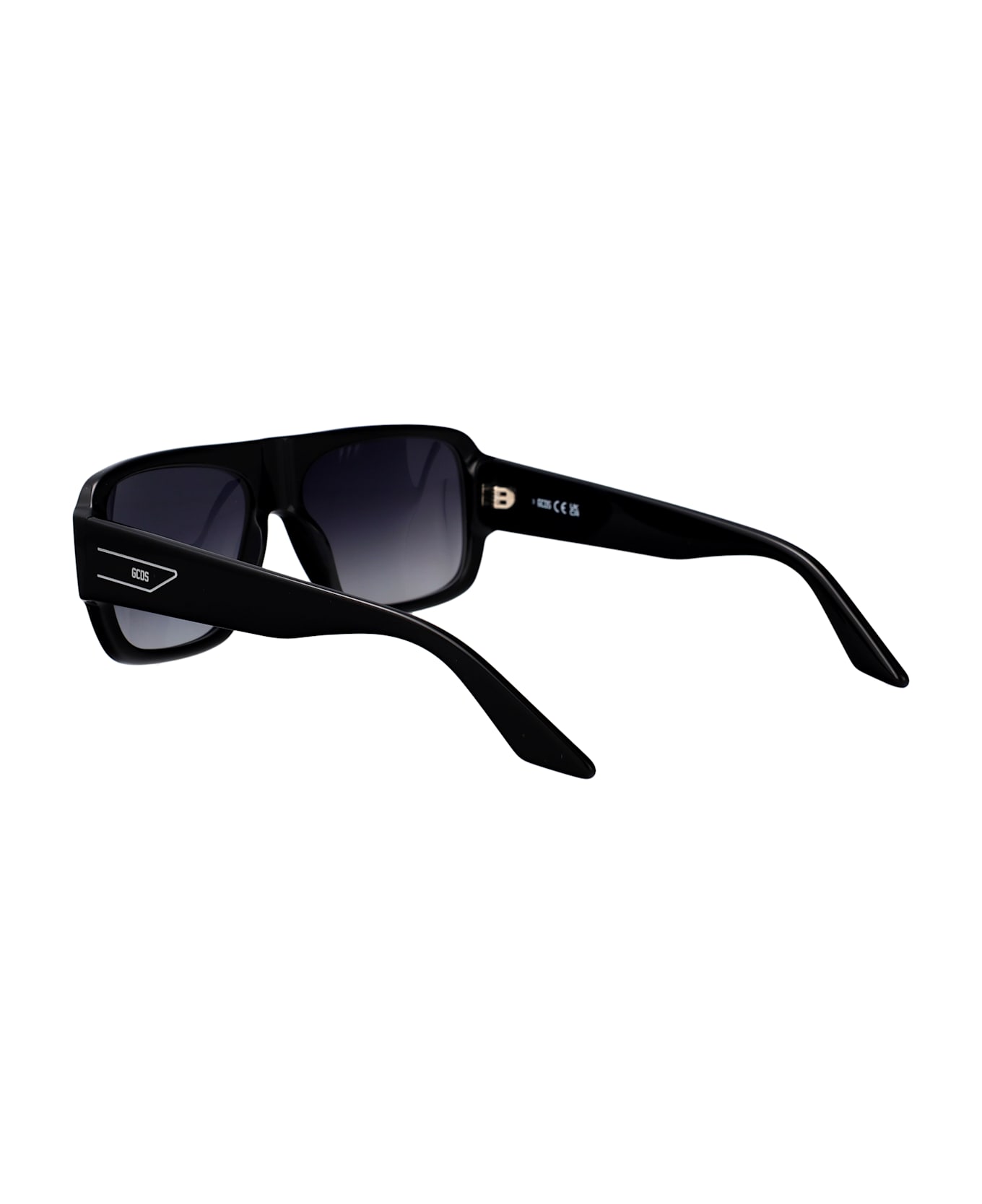 GCDS Gd0069 Sunglasses - nero lucido / fumo grad