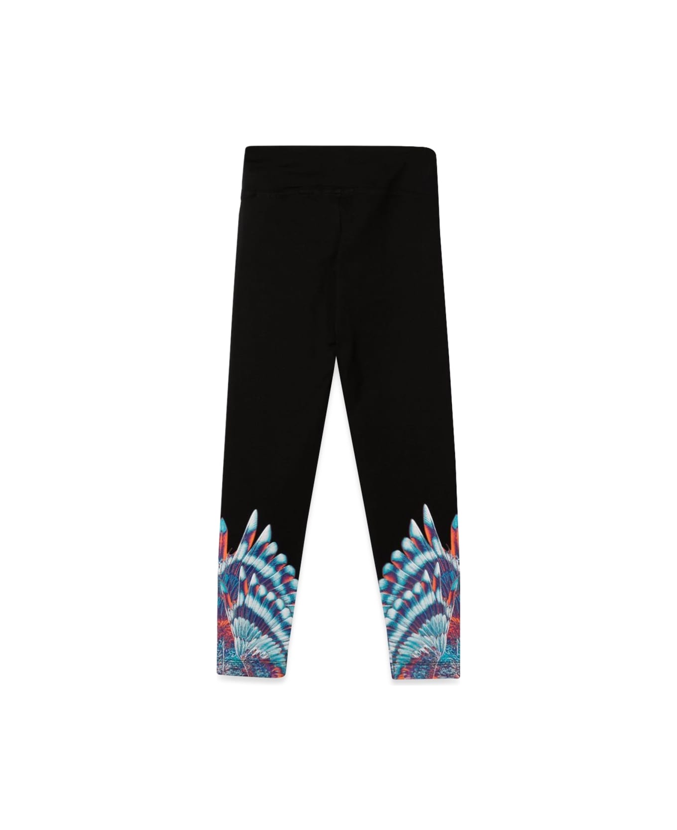 Marcelo Burlon Blue Birds Wings Leggings - BLACK