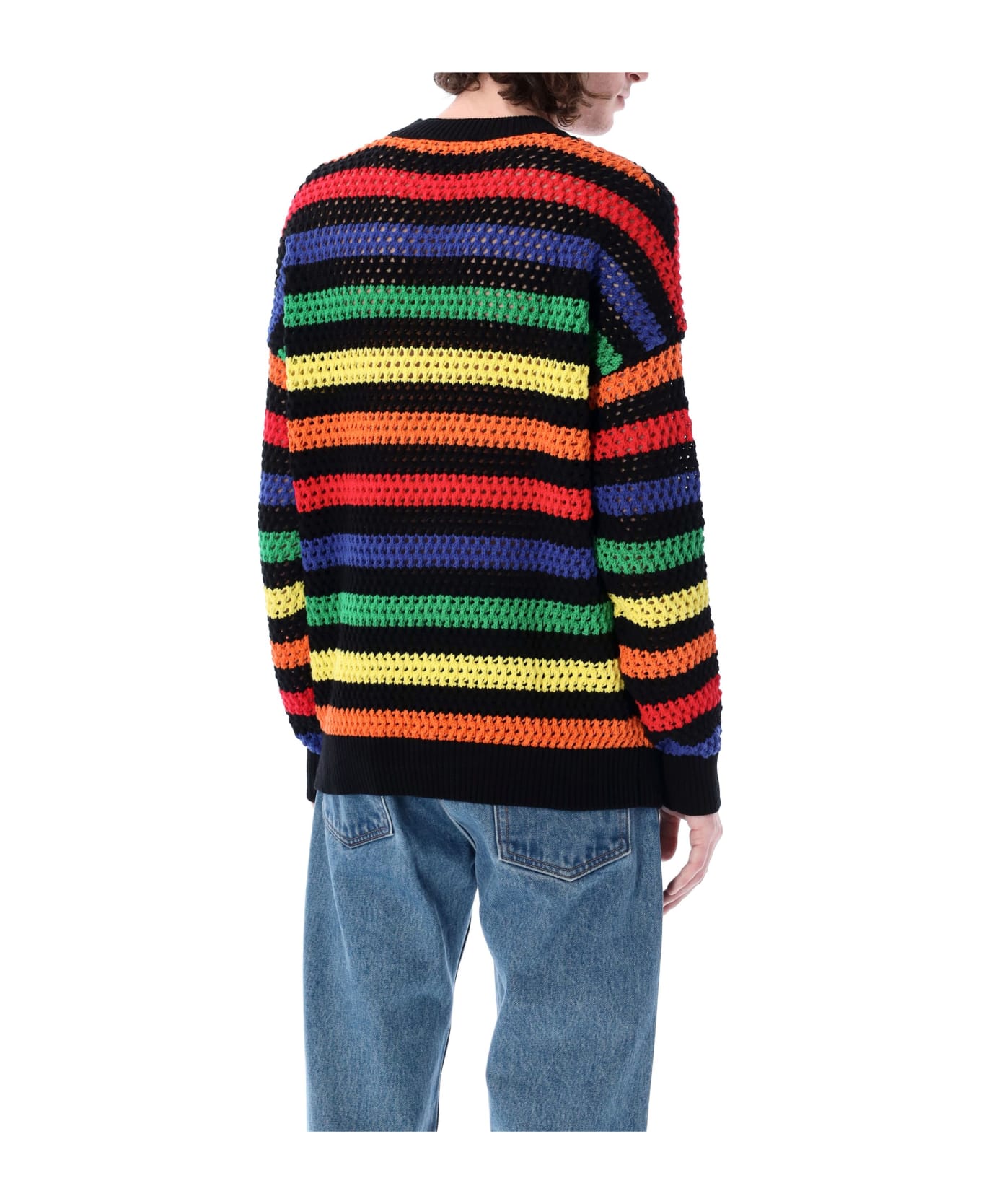 MSGM Striped Sweater - BLACK STRIPES