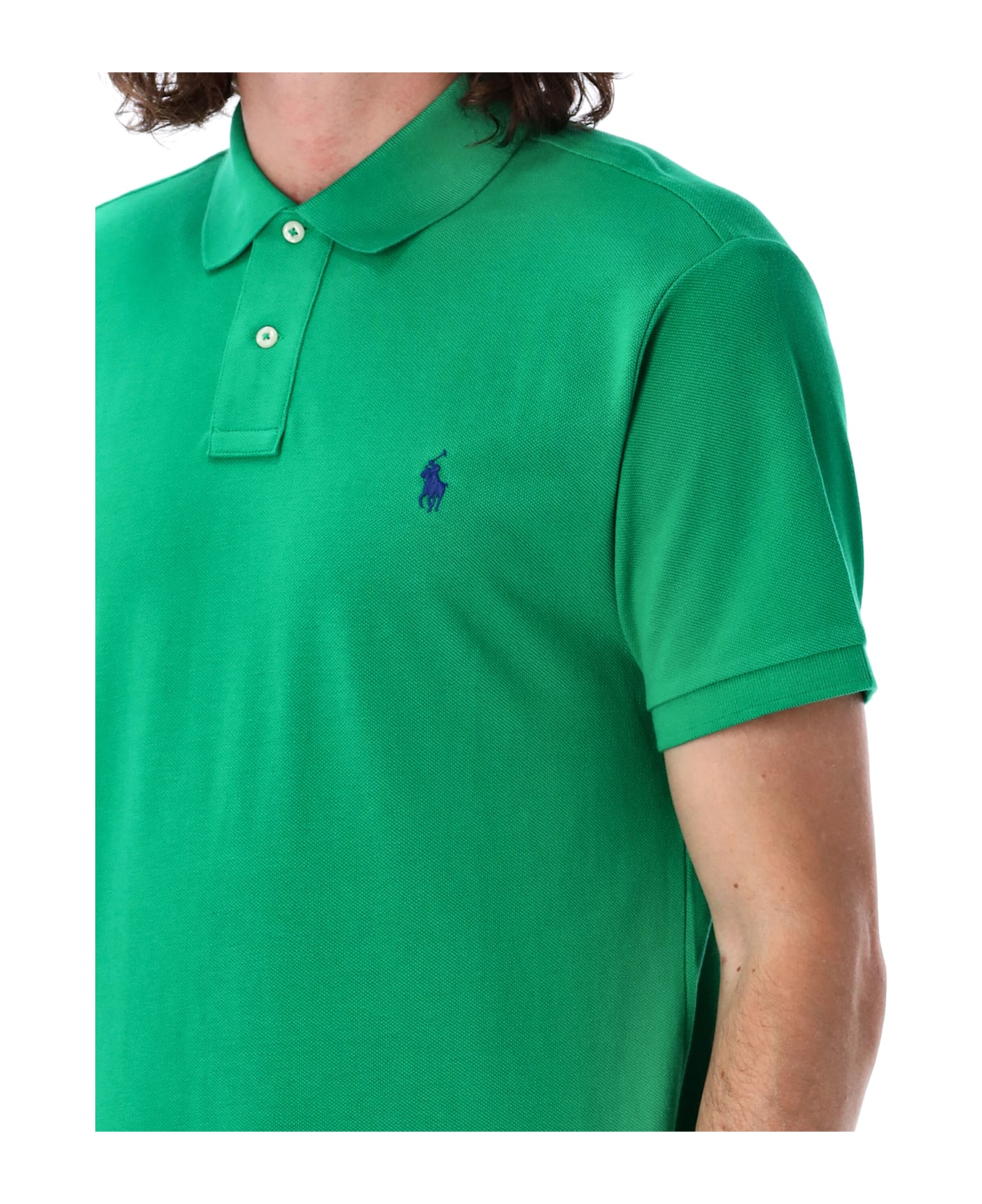 Polo Ralph Lauren Custom Slim Fit Polo - BILLIARD