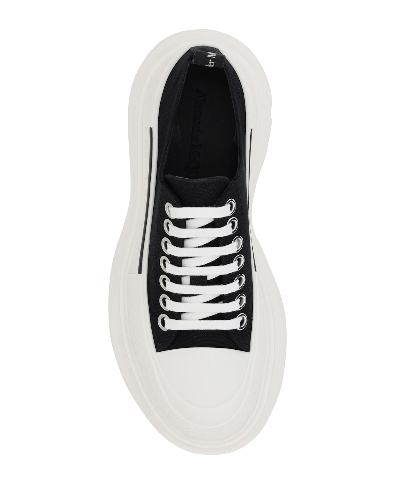 Alexander McQueen Tread Slick Sneakers - BLACK