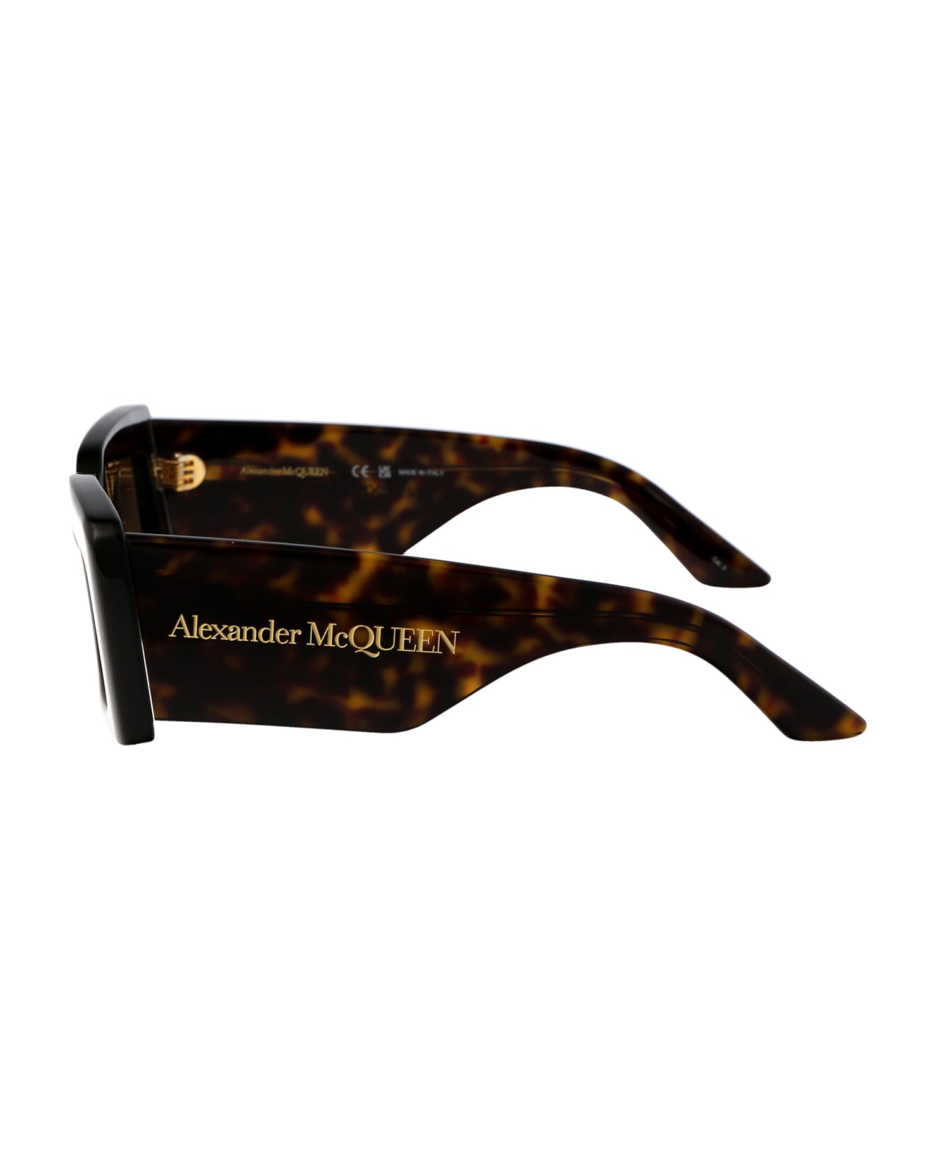 Alexander McQueen Eyewear Am0433s Sunglasses - 002 HAVANA HAVANA BROWN