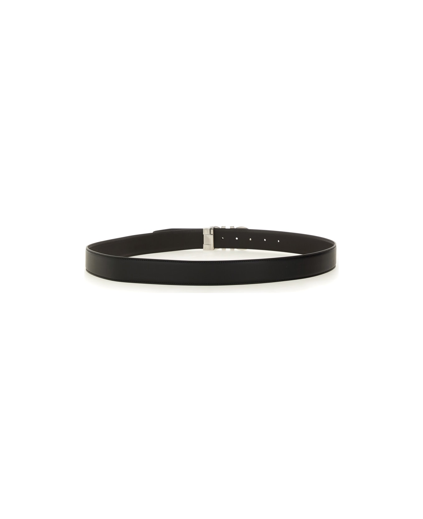 Ferragamo Cintura In Pelle - BLACK