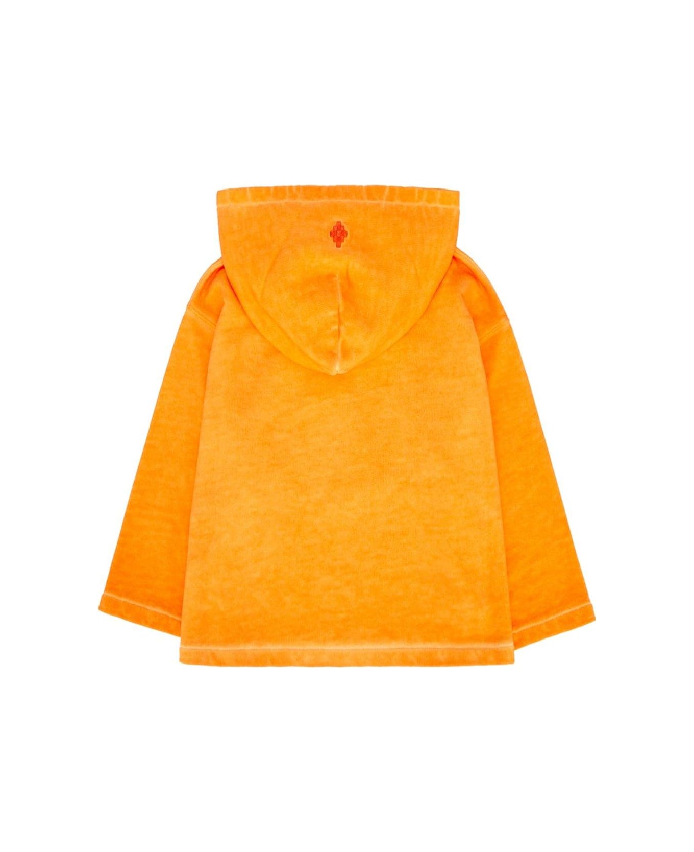 Marcelo Burlon Graphic Printed Hoodie - ORANGE
