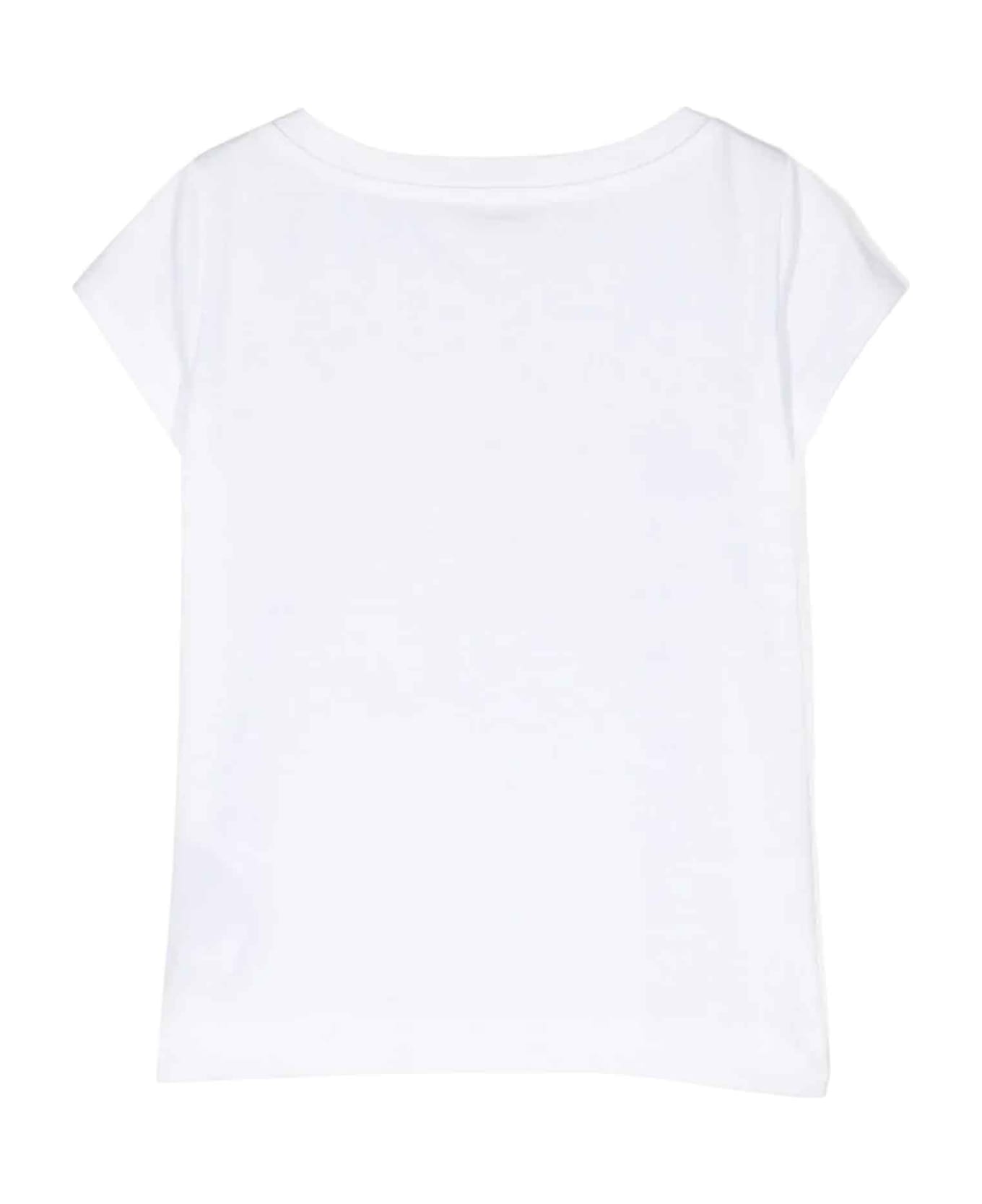 Monnalisa White T-shirt Girl