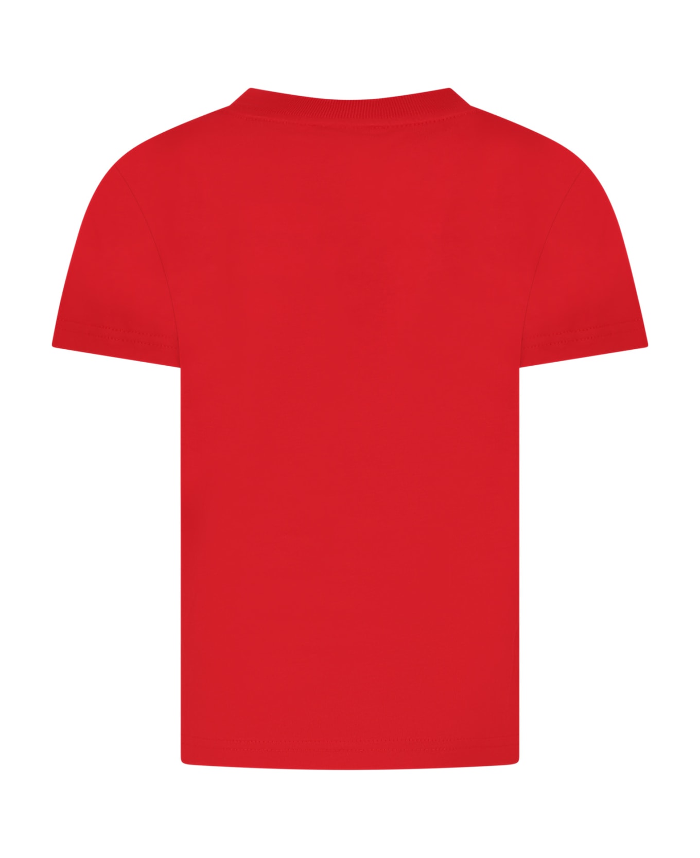 Givenchy Red T-shirt For Boy With Logo - Rosso