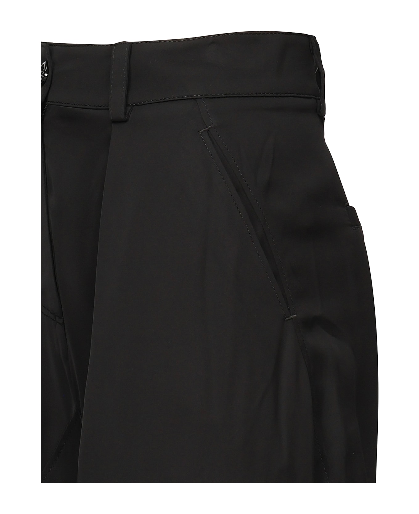 Pinko P-pants In Satin - Black