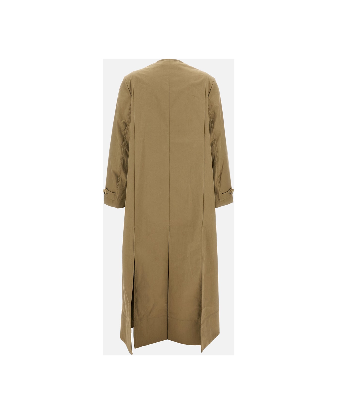Simone Rocha Belted Long Multi Slit Trench Coat - Beige