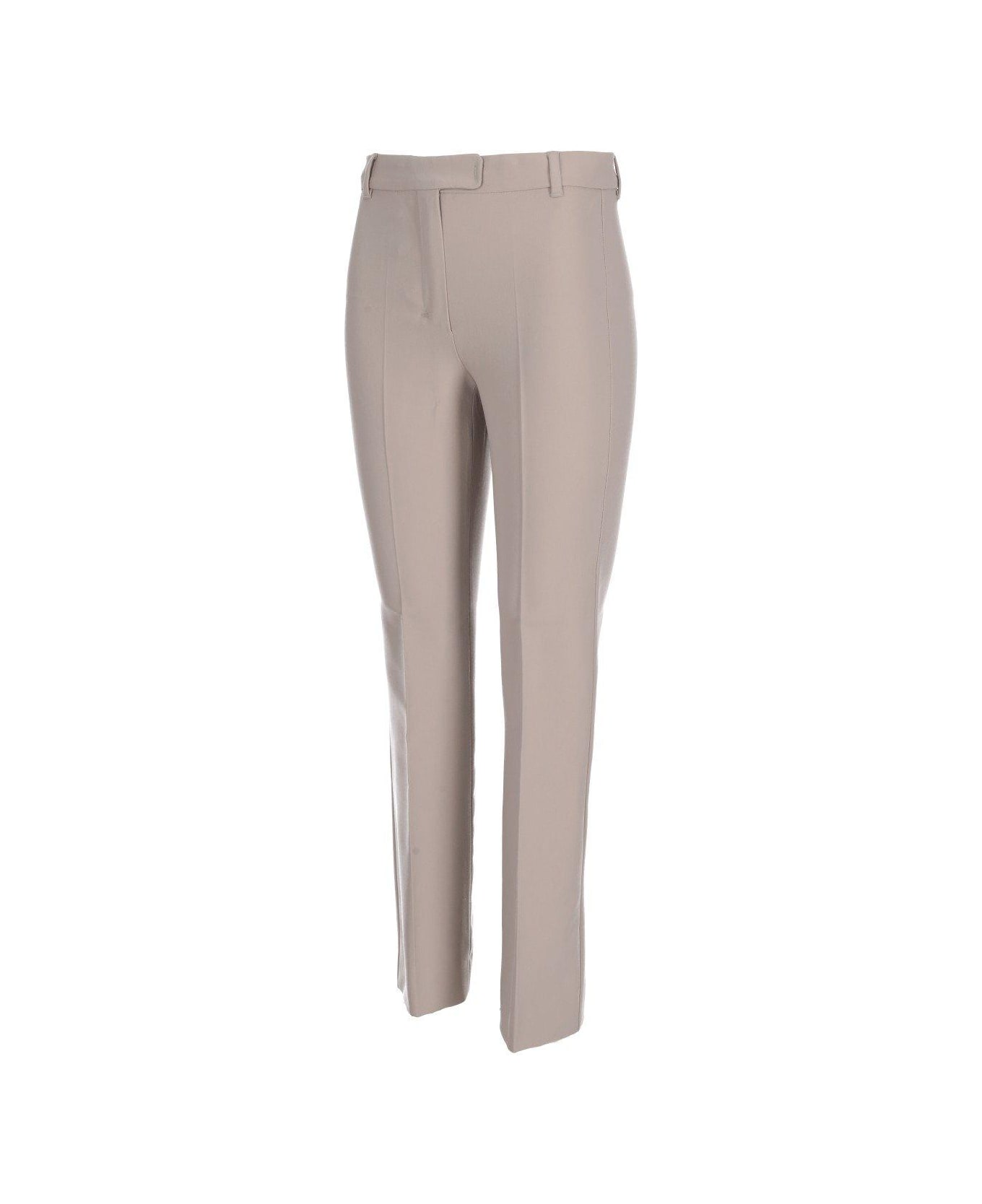 
S Max Mara High Waist Slim Fit Trousers - Beige