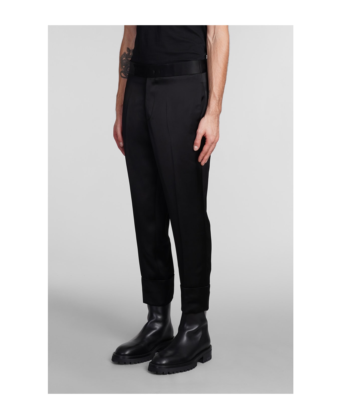 Sapio N7 Pants In Black Viscose - black