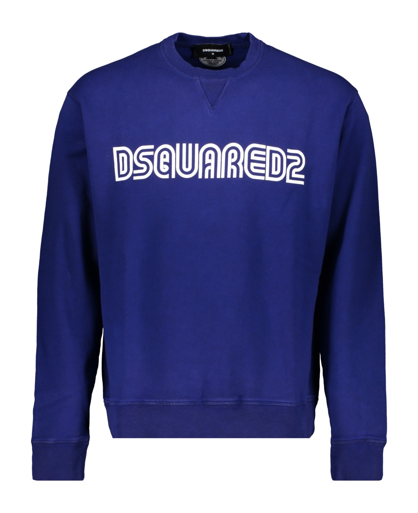 Dsquared2 Logo Detail Cotton Sweatshirt - blue