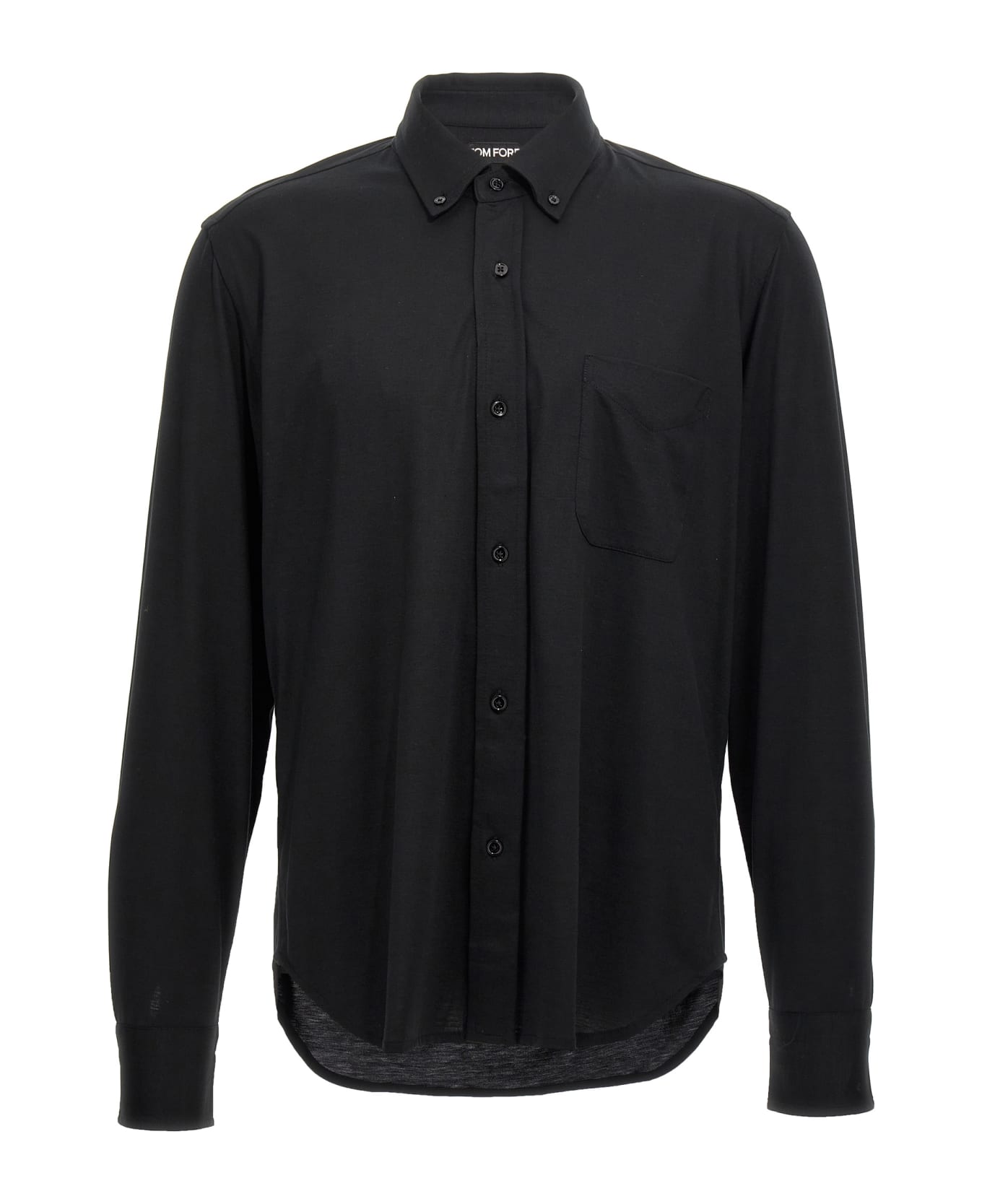 Tom Ford Cotton Silk Shirt - Black  