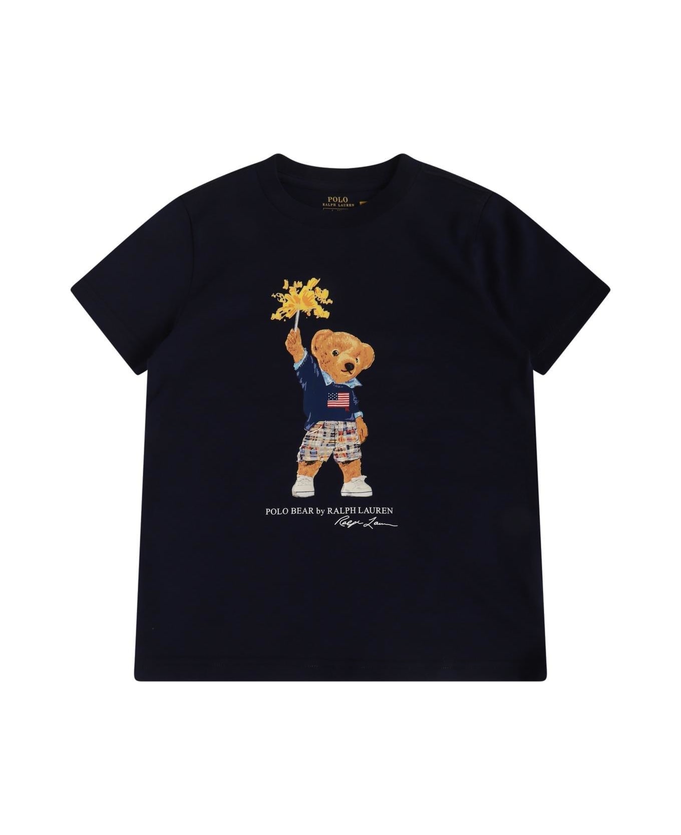 Polo Ralph Lauren Polo Bear Printed Crewneck T-shirt - Spring Navy