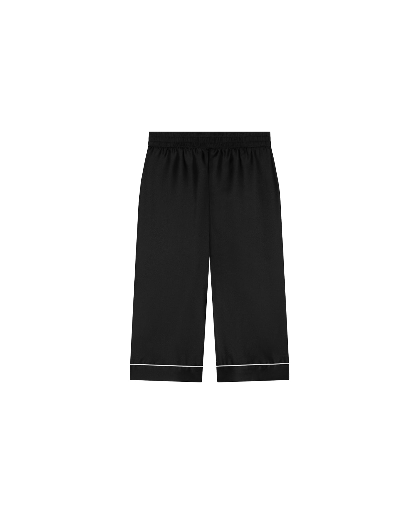Dolce & Gabbana Wide Pants - BLACK