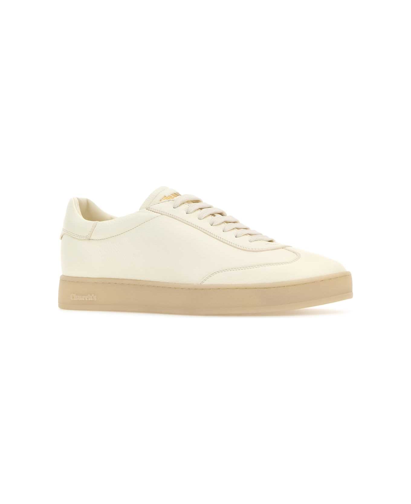 Church's Ivory Leather Largs 2 Sneakers - IVORY