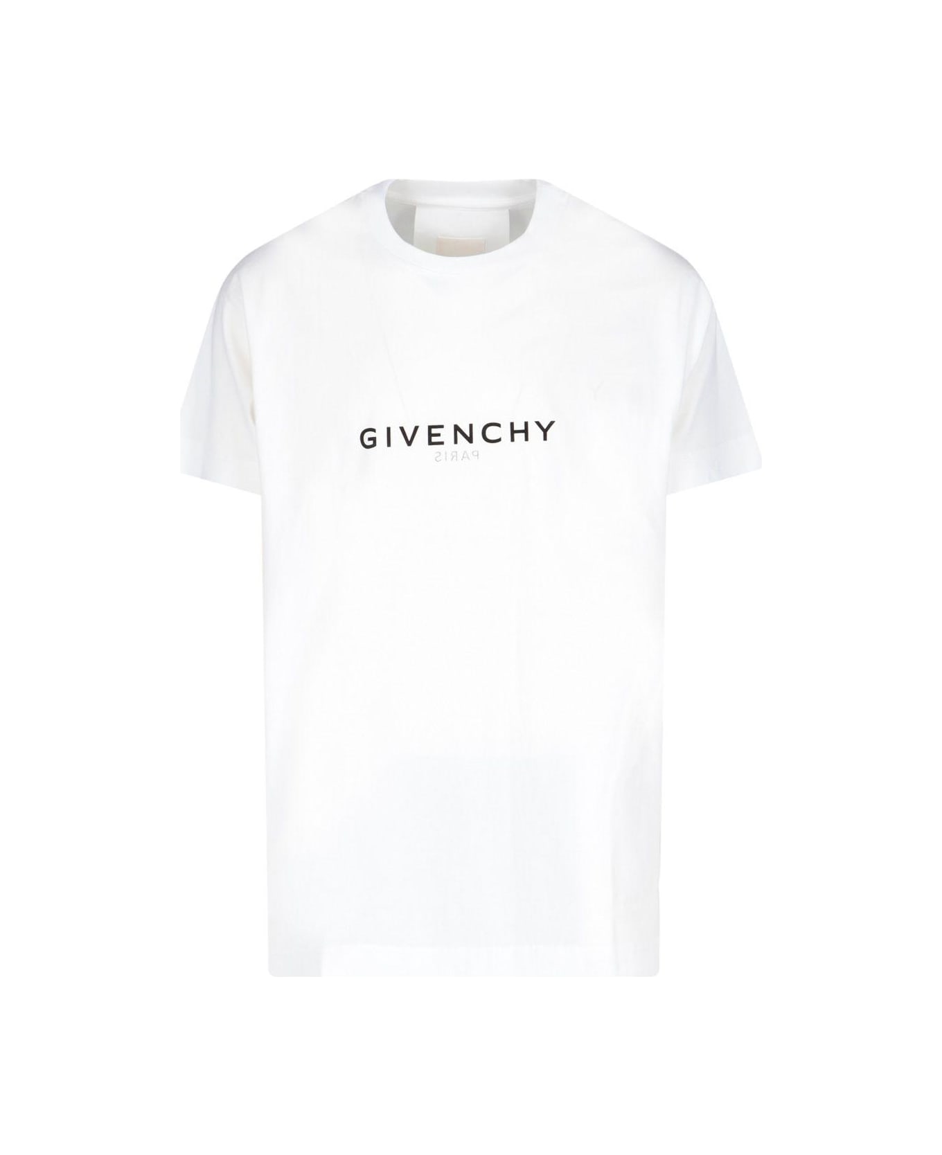 Givenchy T-shirt Logo Reverse - White