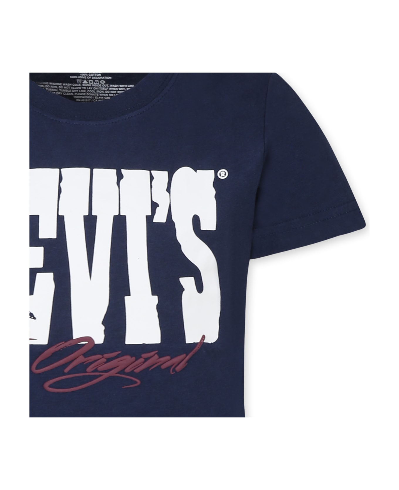 Levi
s Blue T-shirt For Boy With Logo - Blue