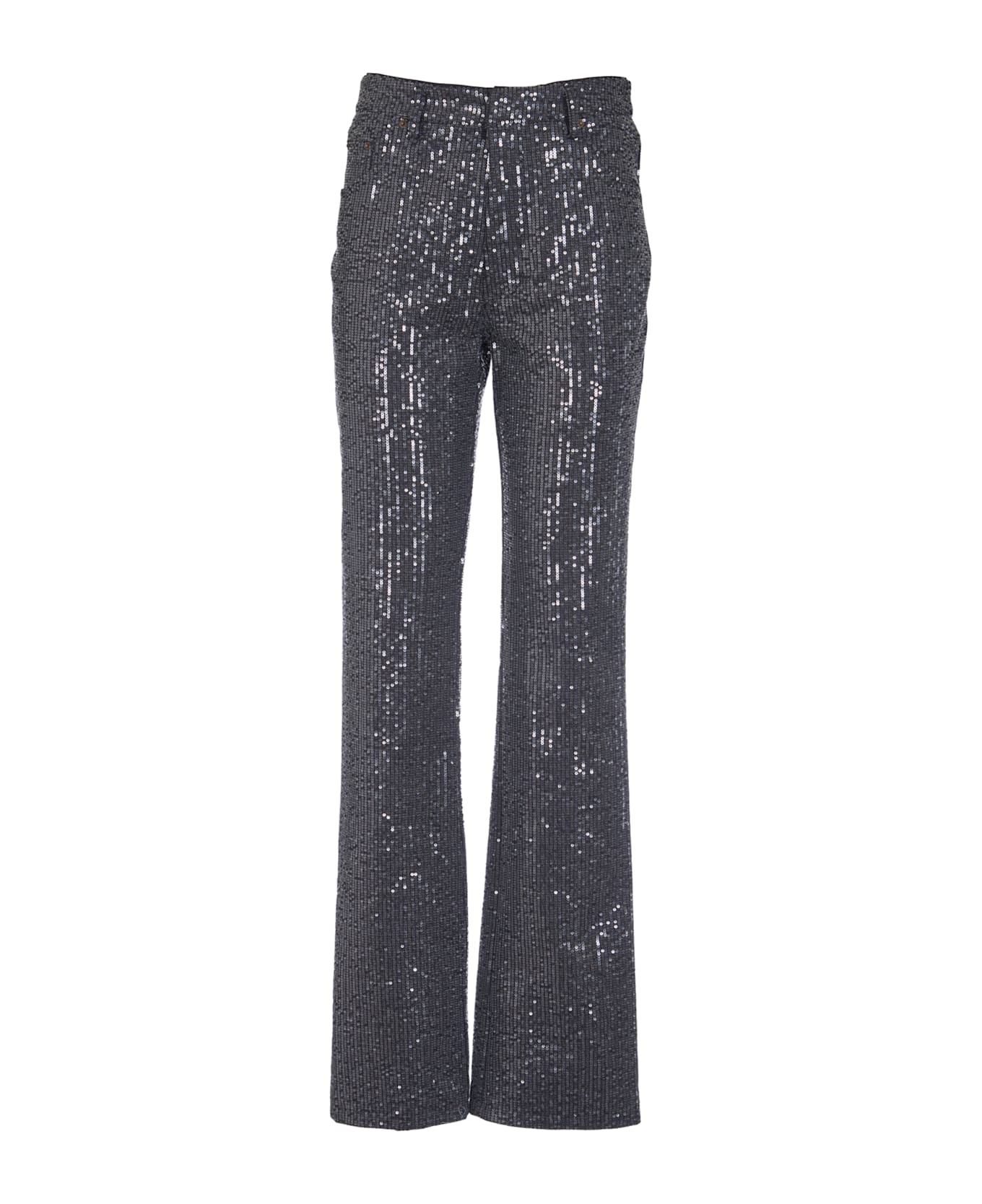 Rotate by Birger Christensen All-over Embellished Trousers - Black