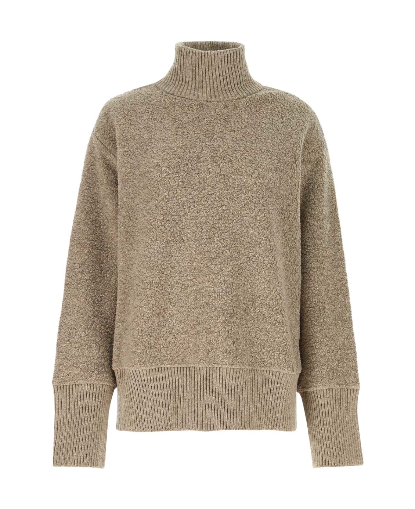 Jil Sander Dove Grey Terry Fabric Oversize Sweater - 261