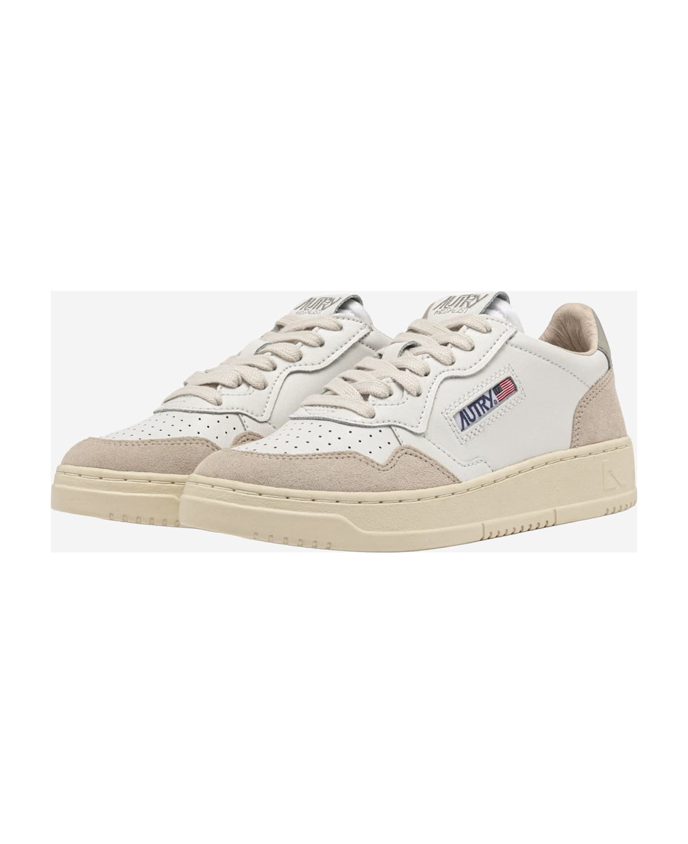 Autry Medalist Low Sneakers - Beige