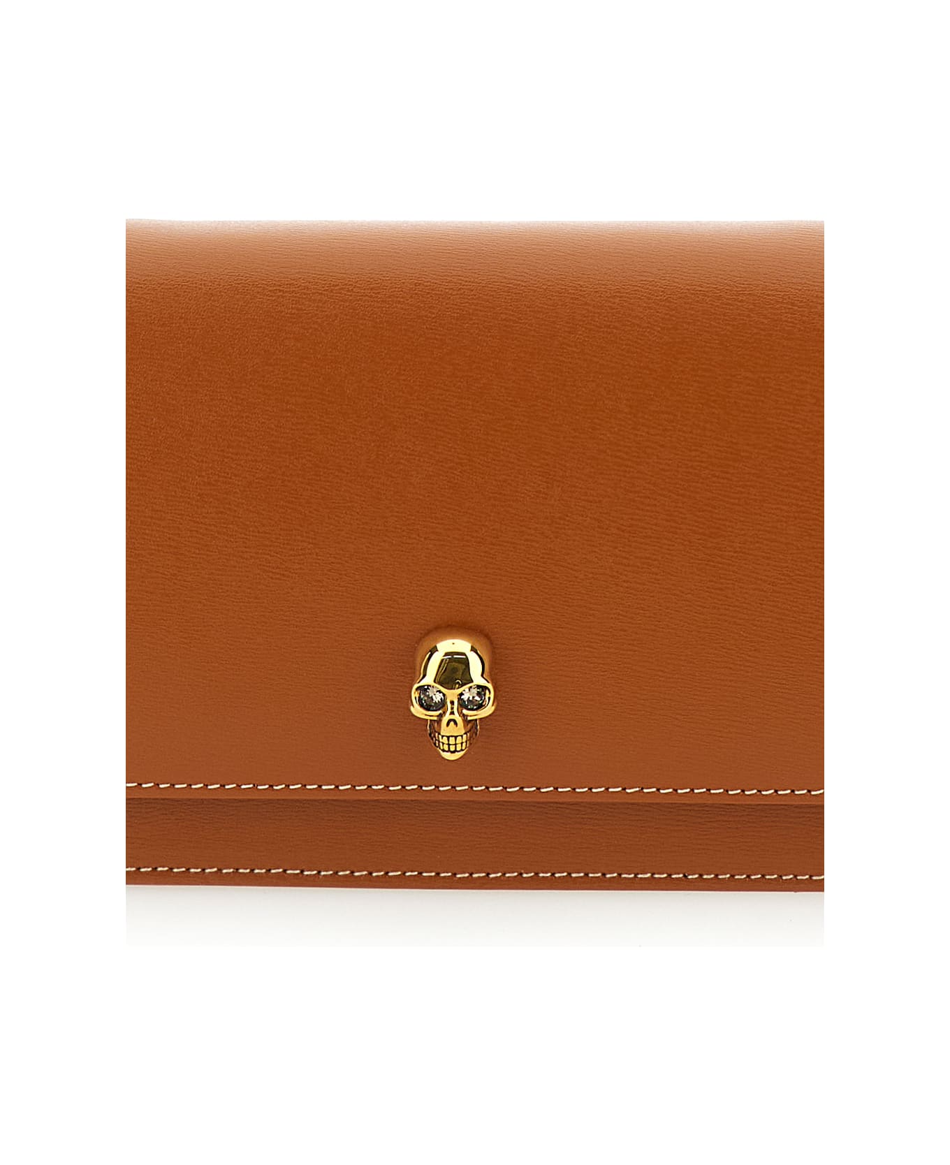 Alexander McQueen Small Skull Bag City Lux - Brown
