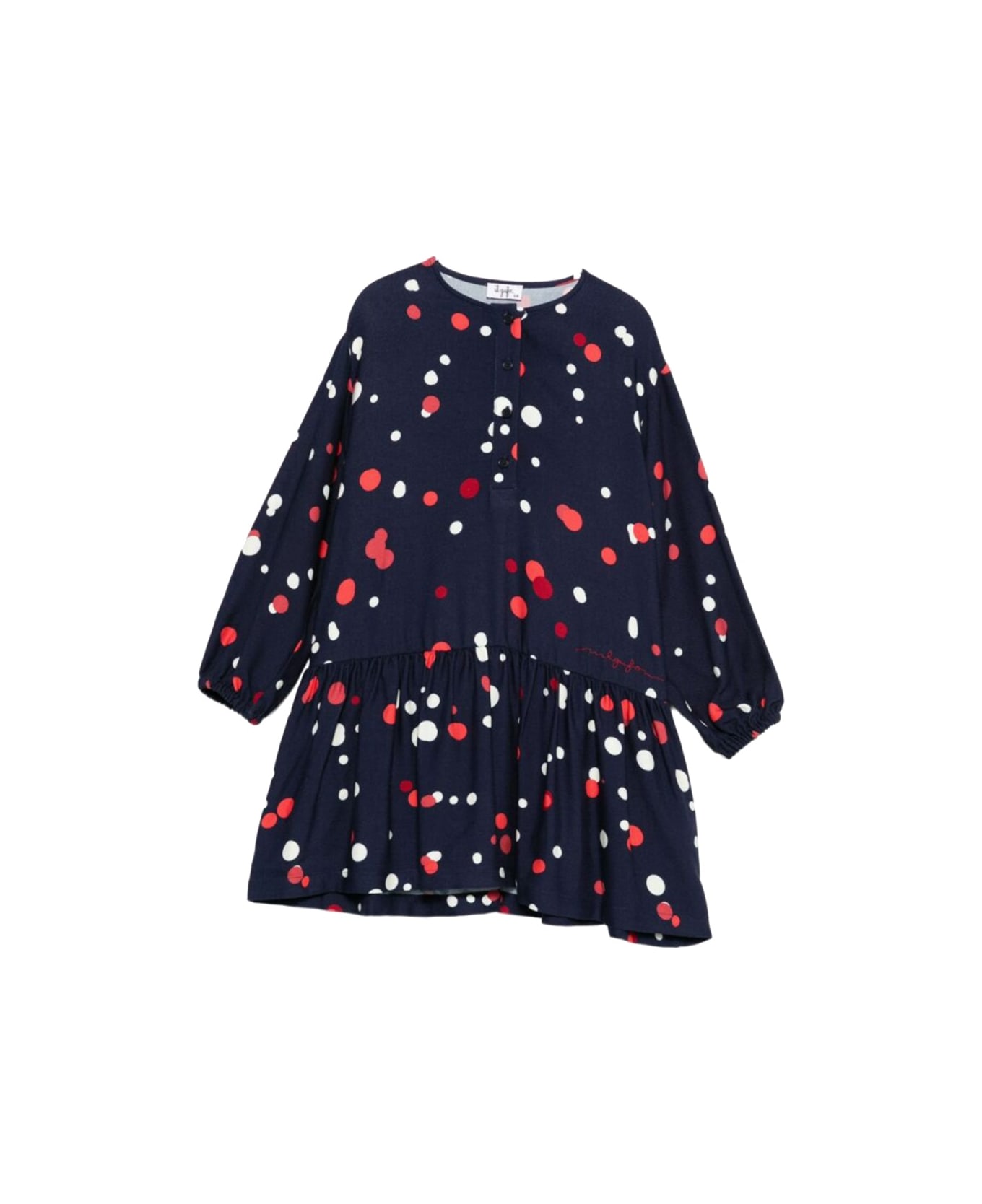 Il Gufo Dress - BLUE