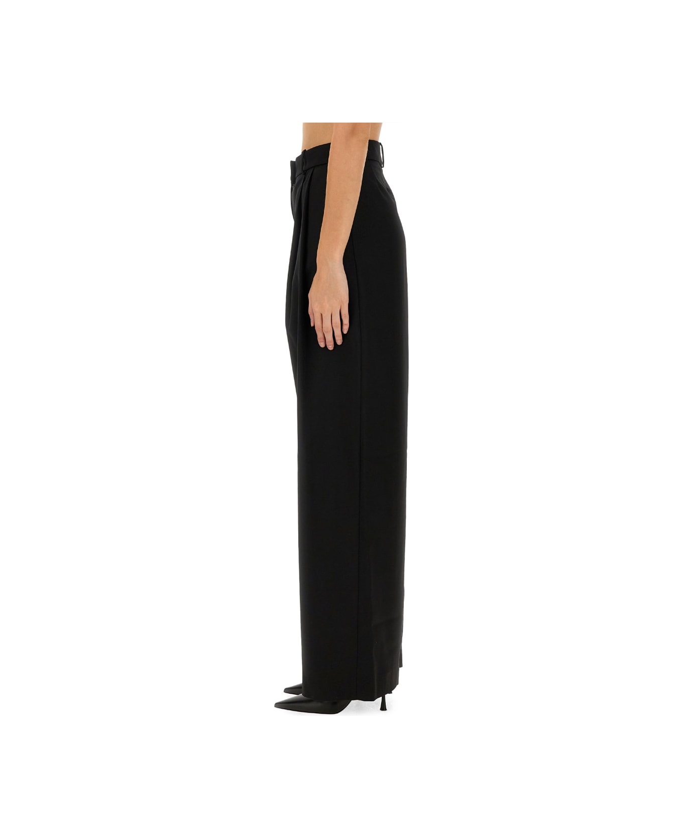 Nina Ricci Wide Pants - BLACK