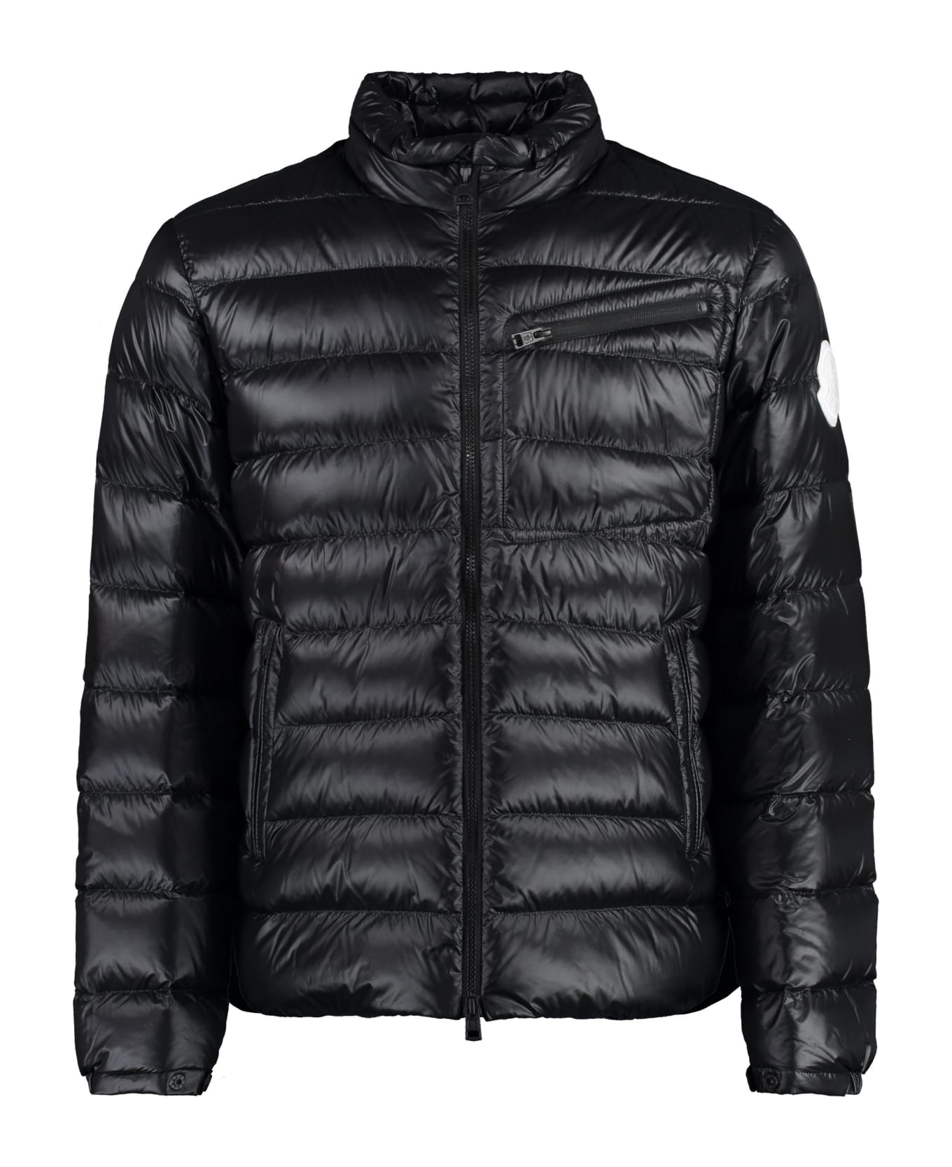 Moncler Amalteas Techno Fabric Down Jacket - black