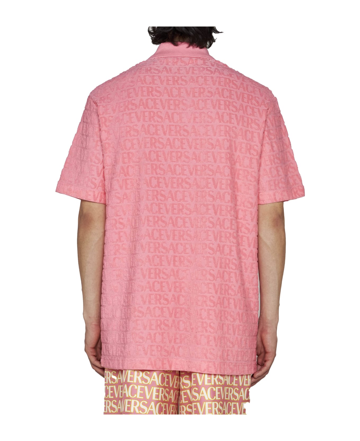 Versace Polo Shirt - Pastel pink