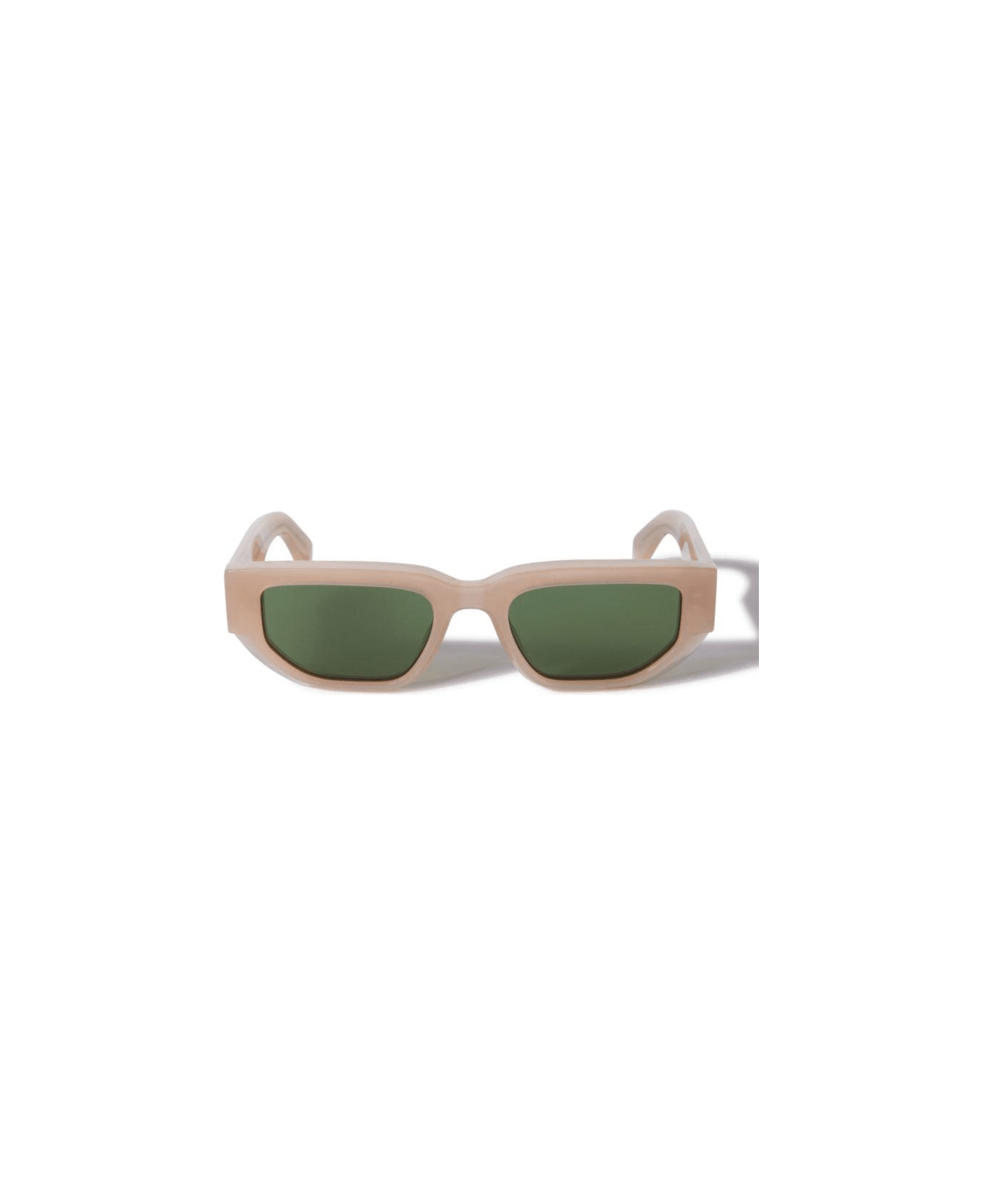Off-White Irregular Frame Sunglasses - 1755 sand