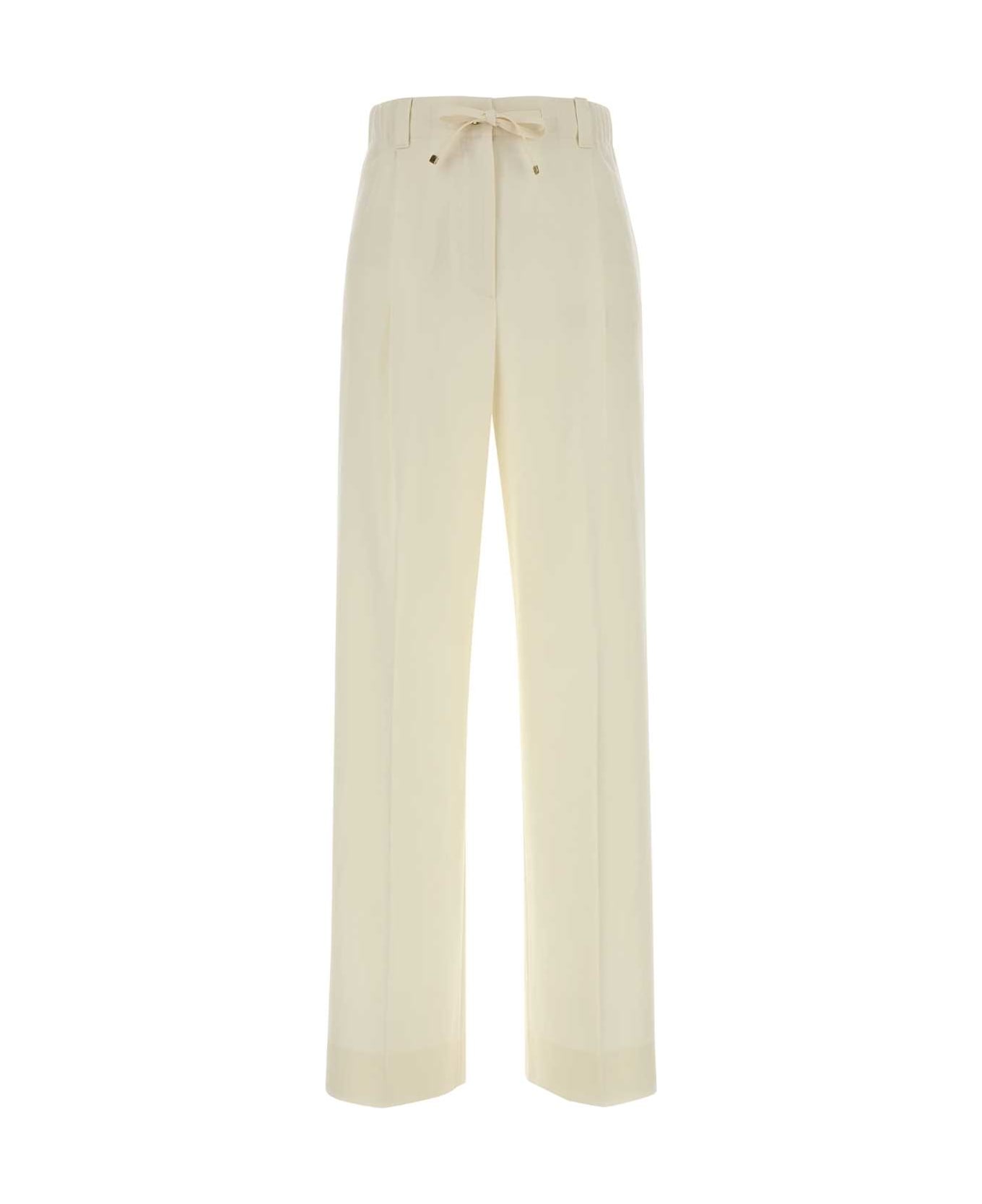 Moncler Cream Wool Pant - 050 ボトムス