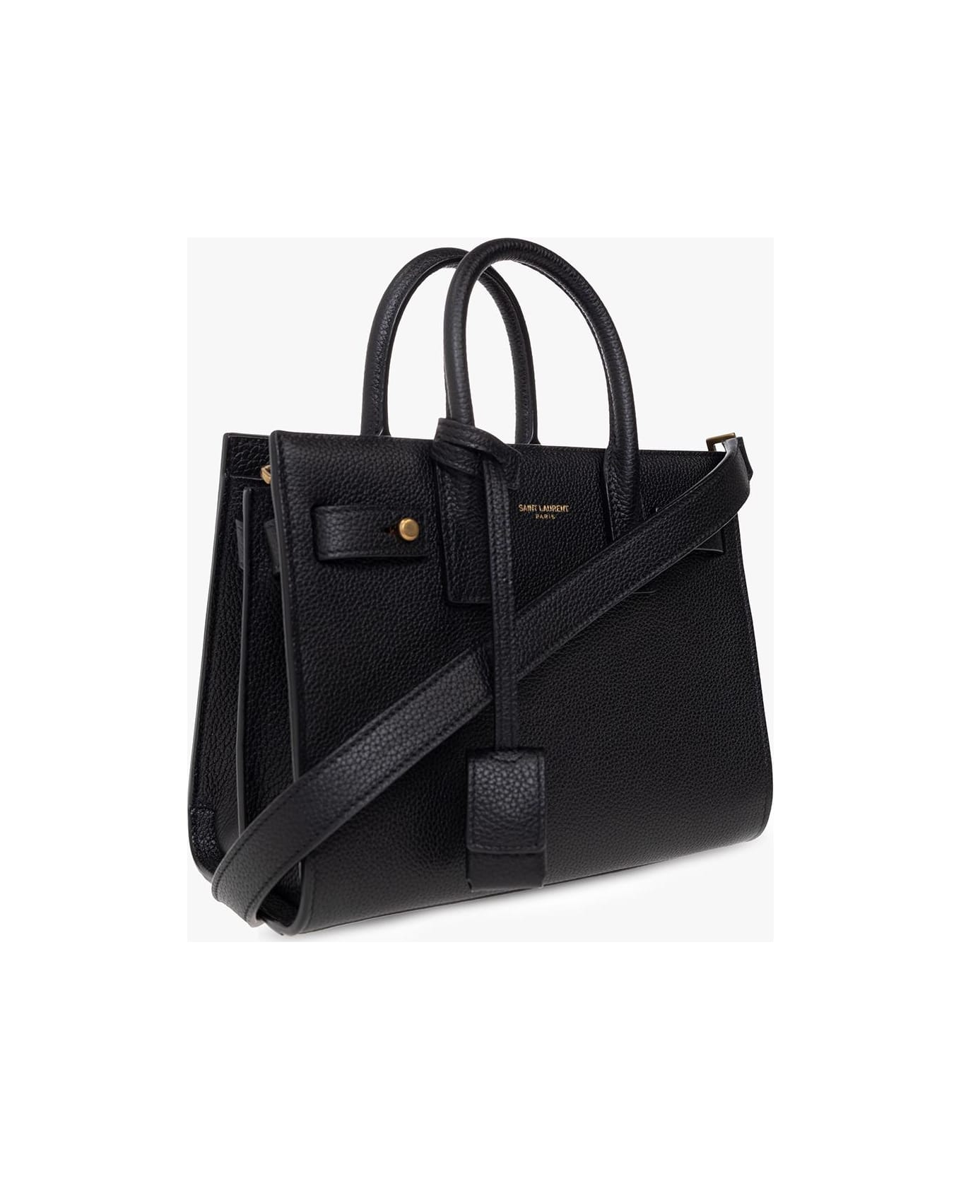 Saint Laurent 
sac Du Jour Nano
 Shoulder Bag - BLACK