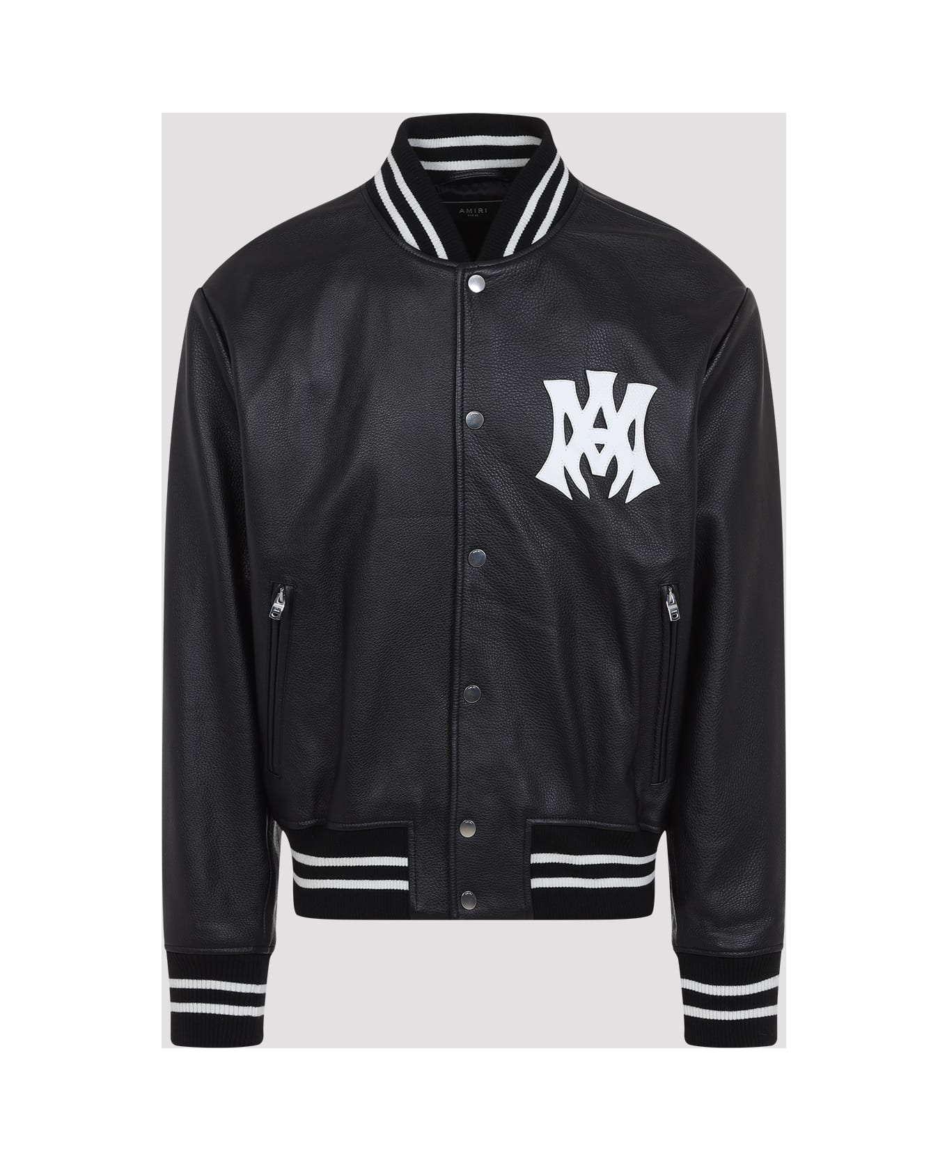 AMIRI Hollywood Leather Bomber - Black