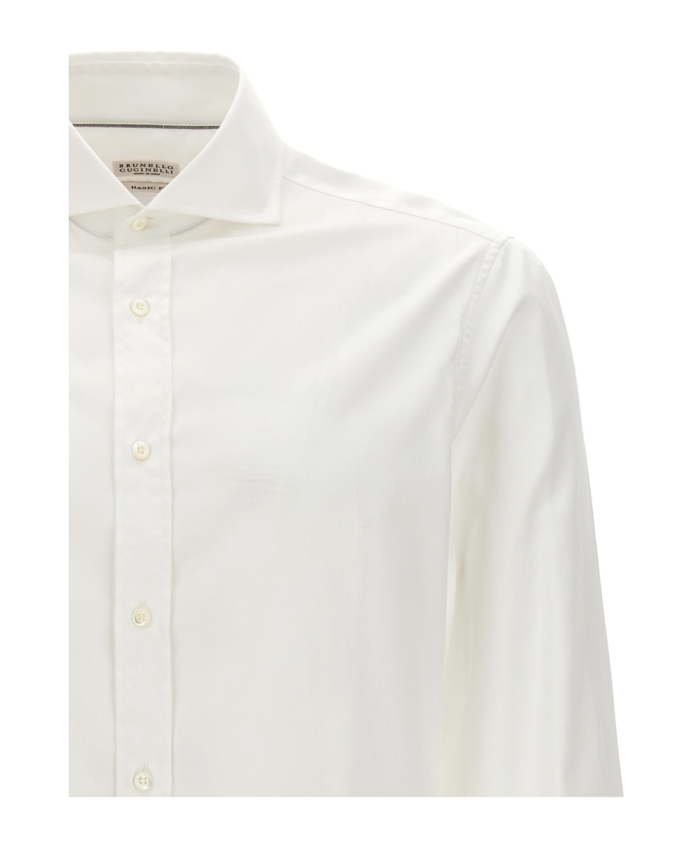 Brunello Cucinelli Poplin Shirt - White シャツ