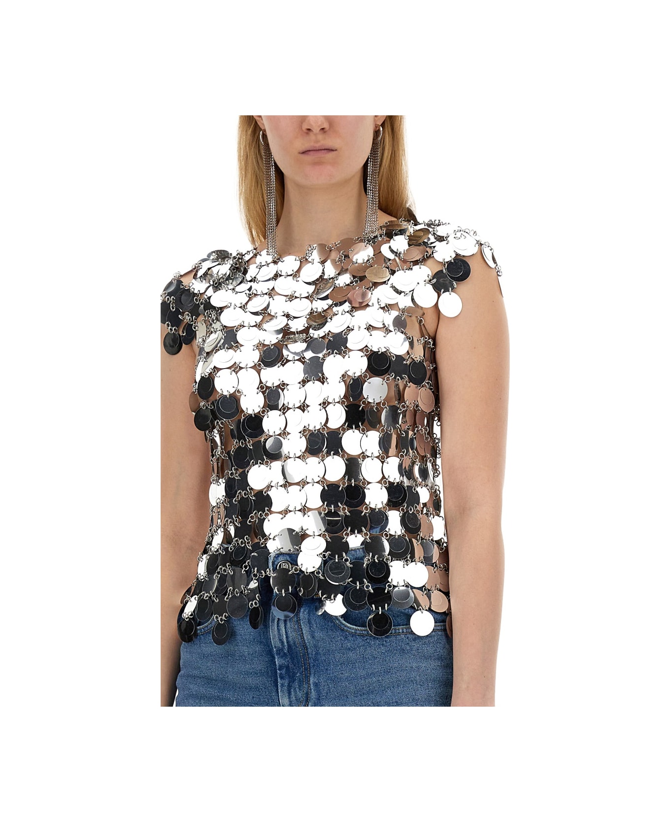 Paco Rabanne Top Iconic - SILVER