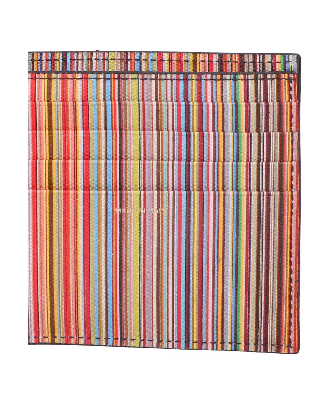Paul Smith 'signature Stripe' Wallet - Nero