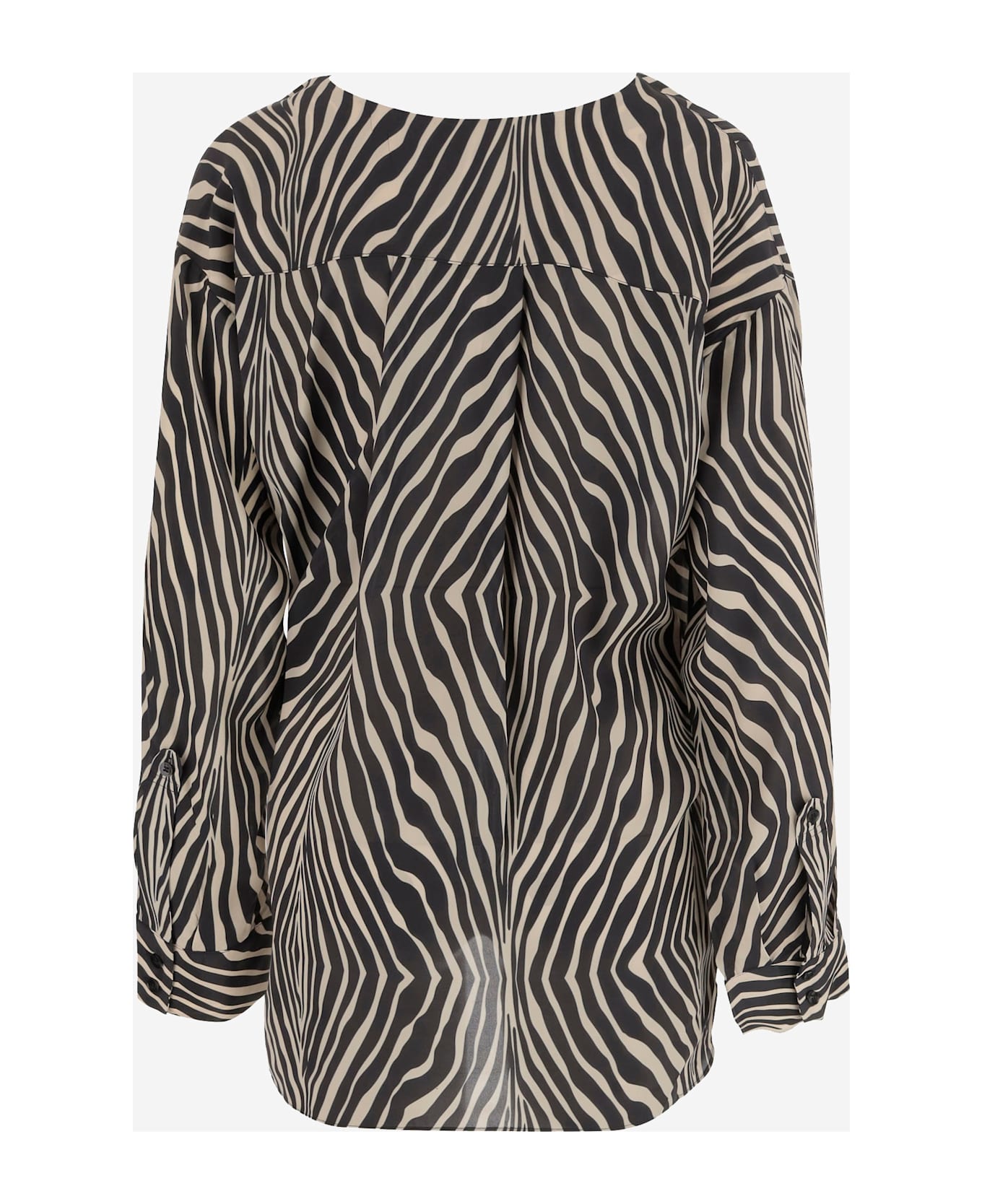 By Malene Birger Silk Blend Fayette Shirt - Red