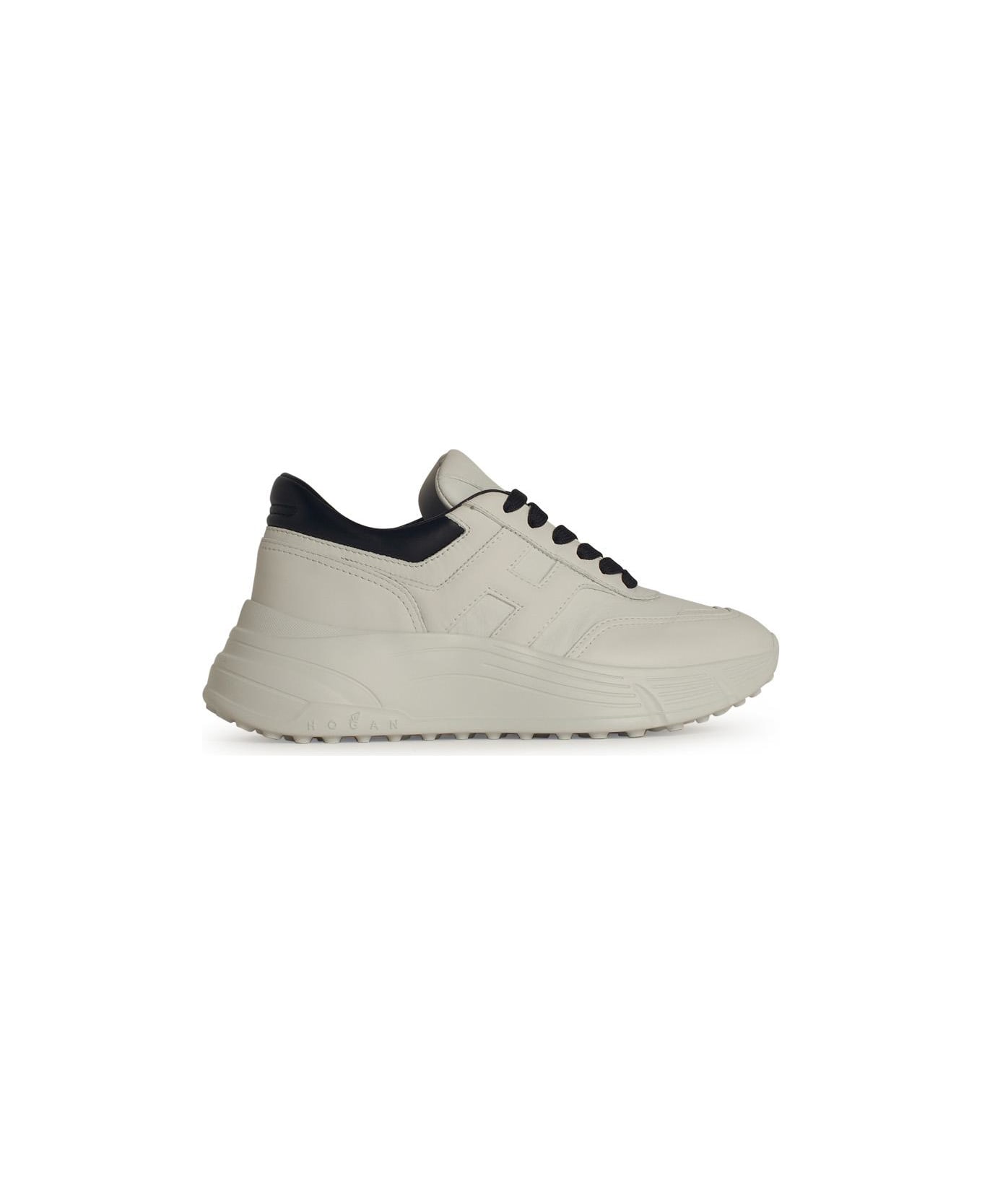 Hogan White Leather Sneakers - White