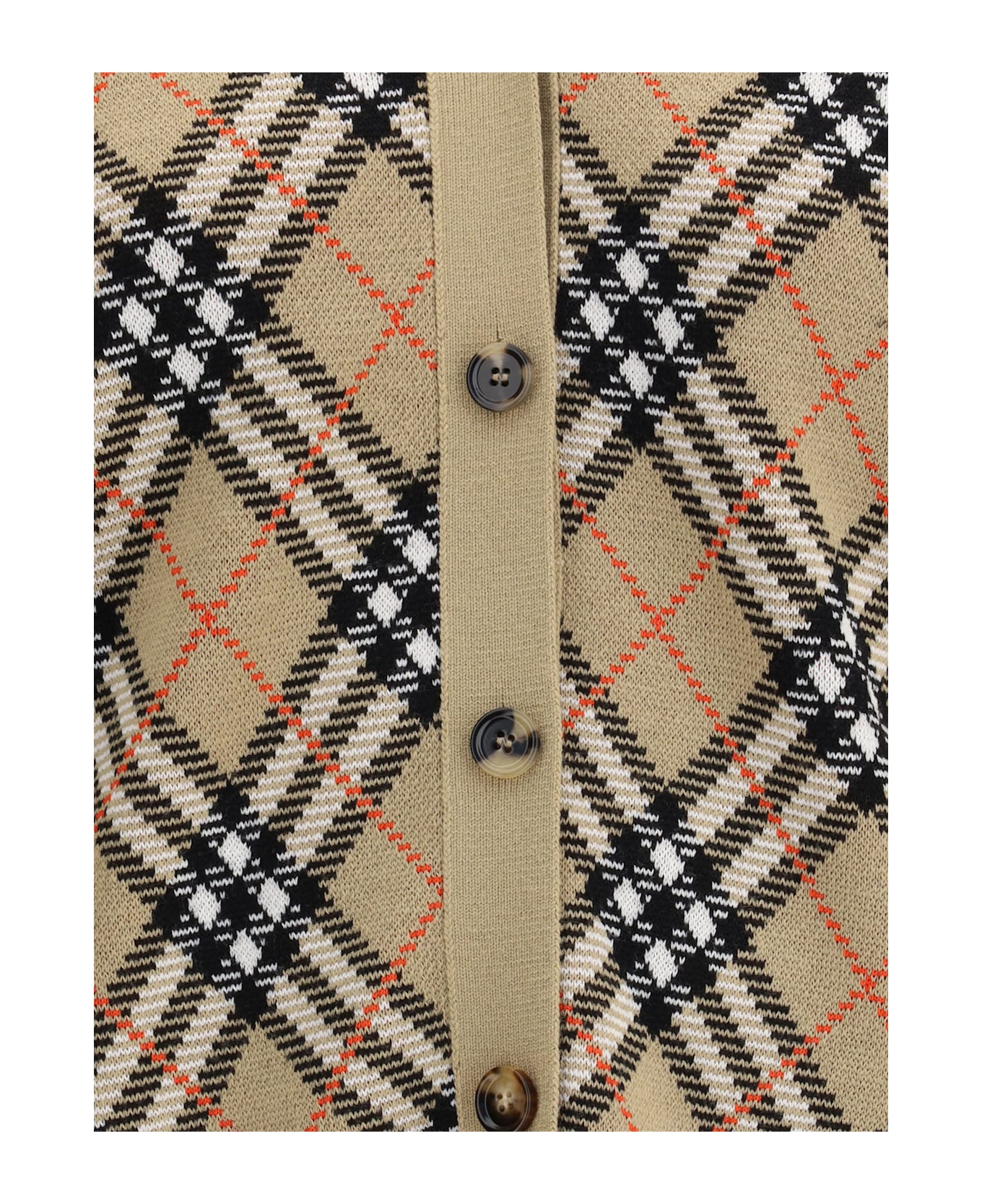 Burberry Archivio Check Cardigan - Sand Ip Check